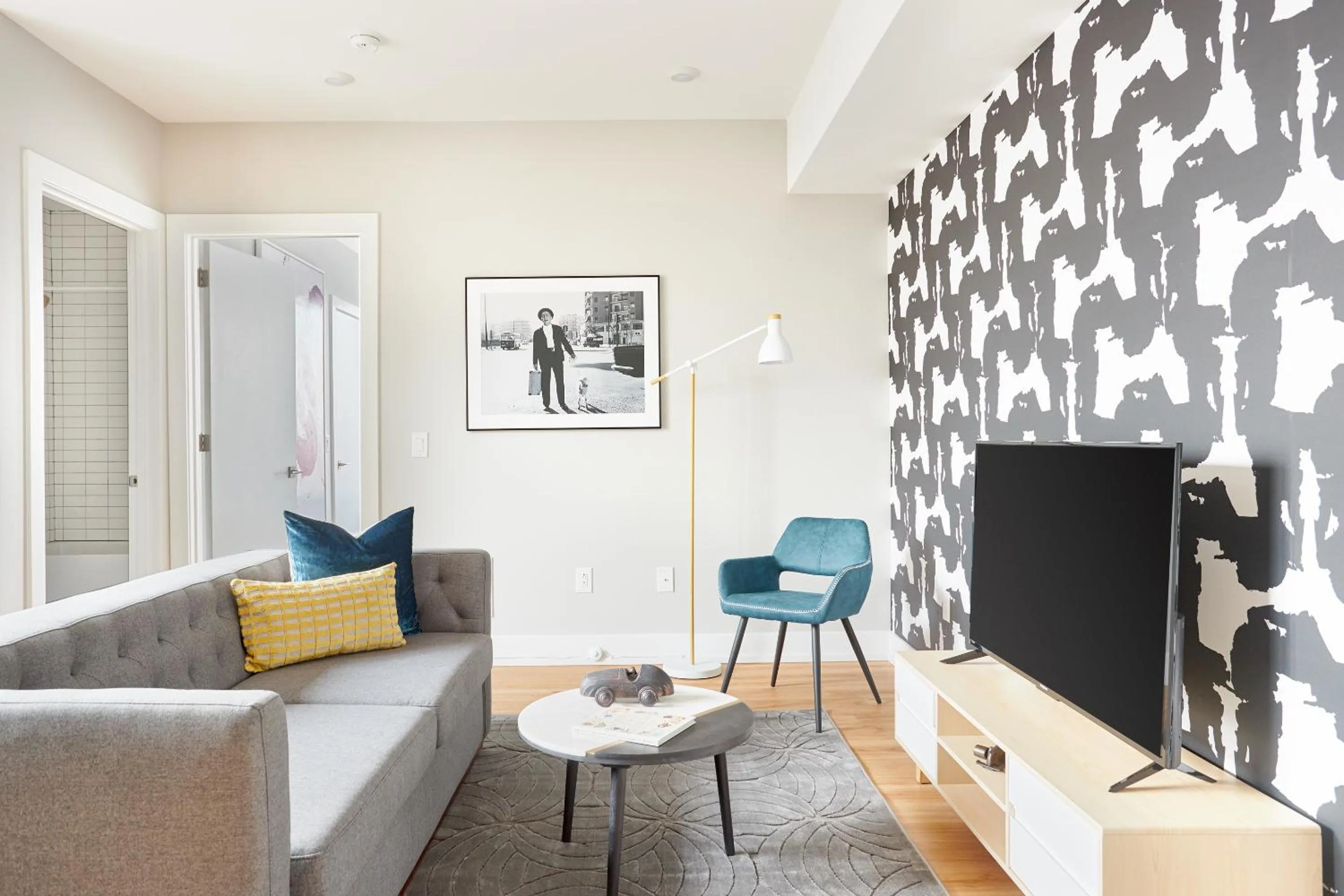 Living room in The Frankford Fishtown