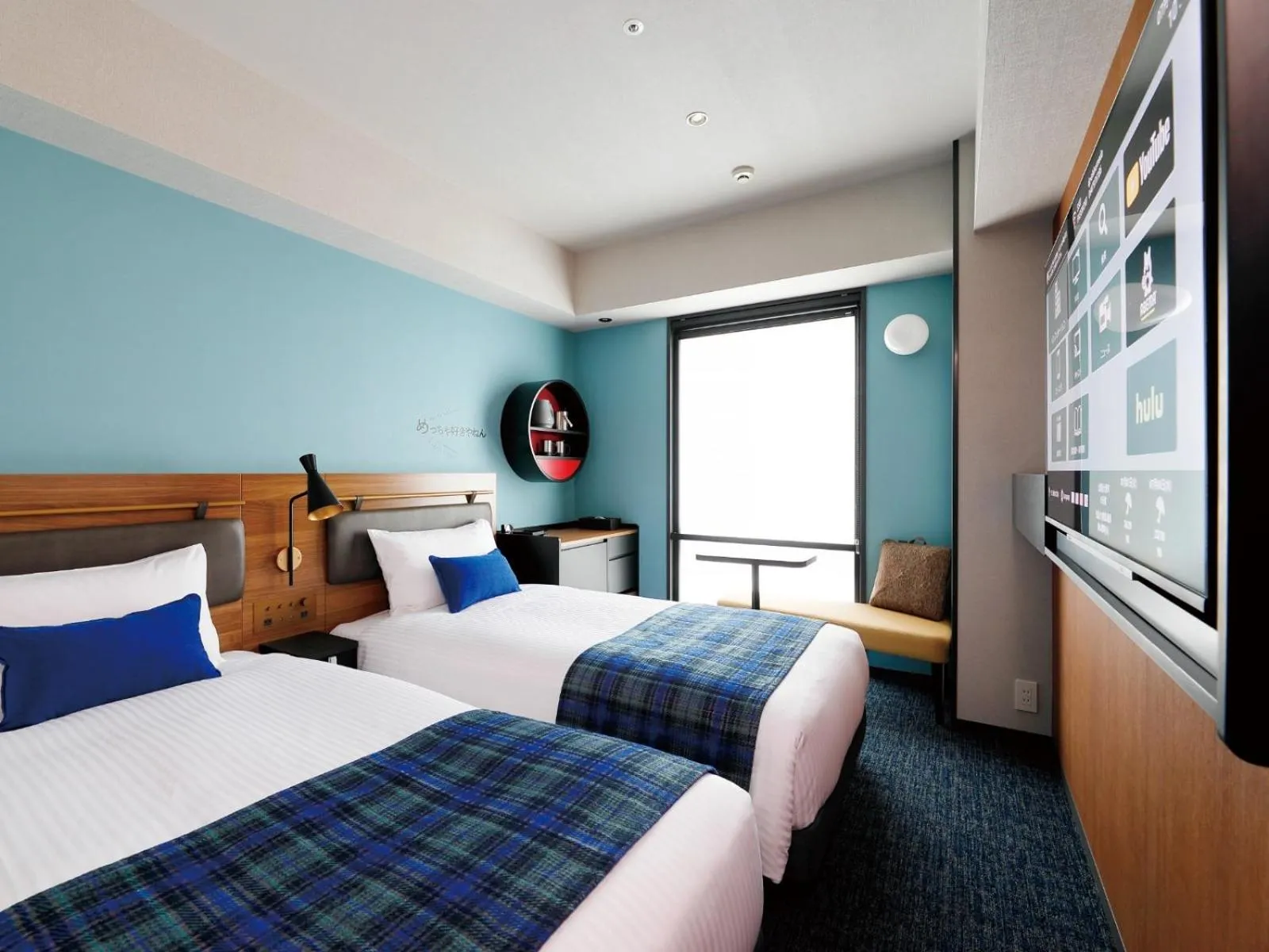 Bed in DEL style Osaka Shin Umeda by Daiwa Roynet Hotel