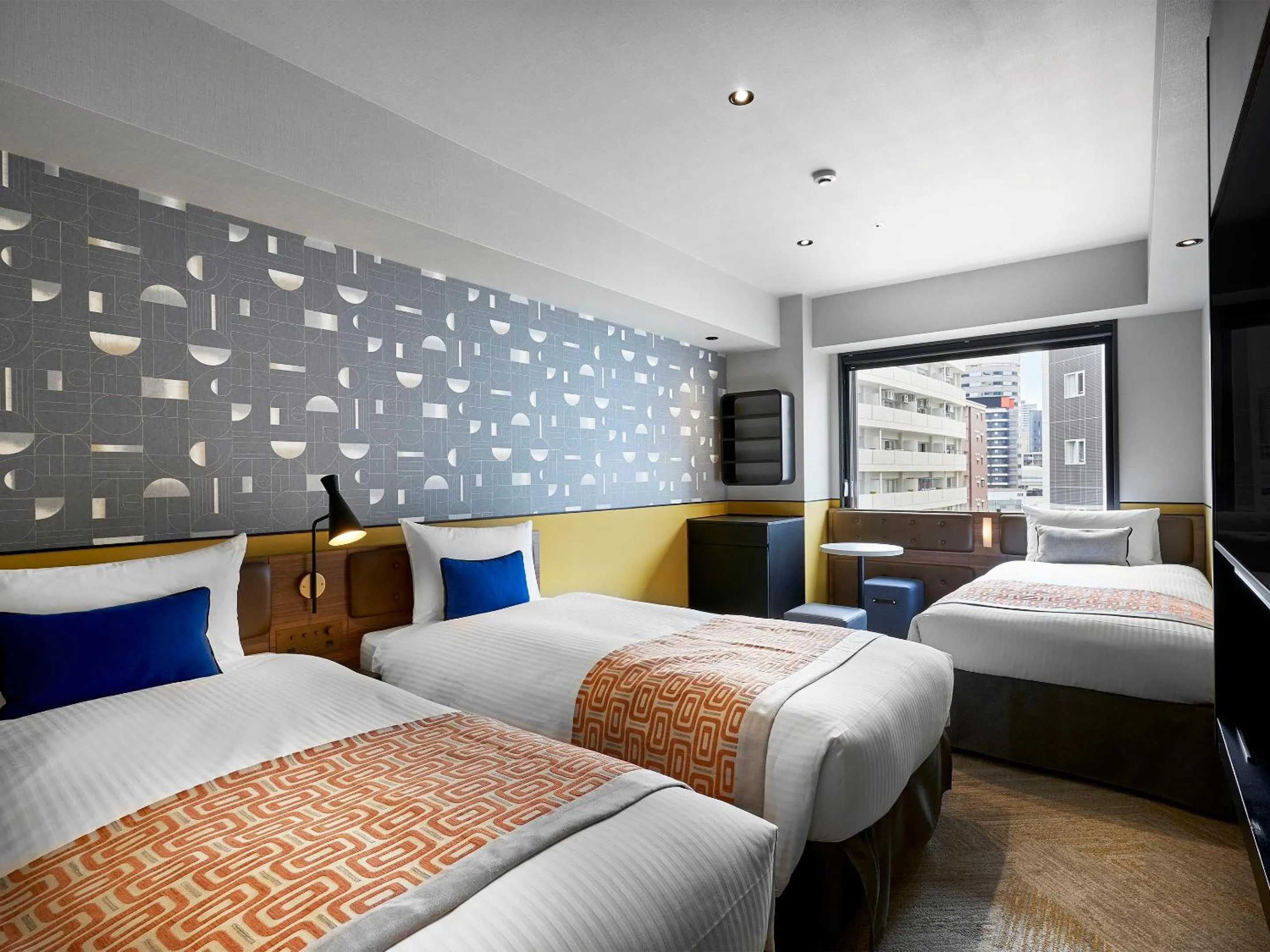 Bed in DEL style Osaka Shin Umeda by Daiwa Roynet Hotel