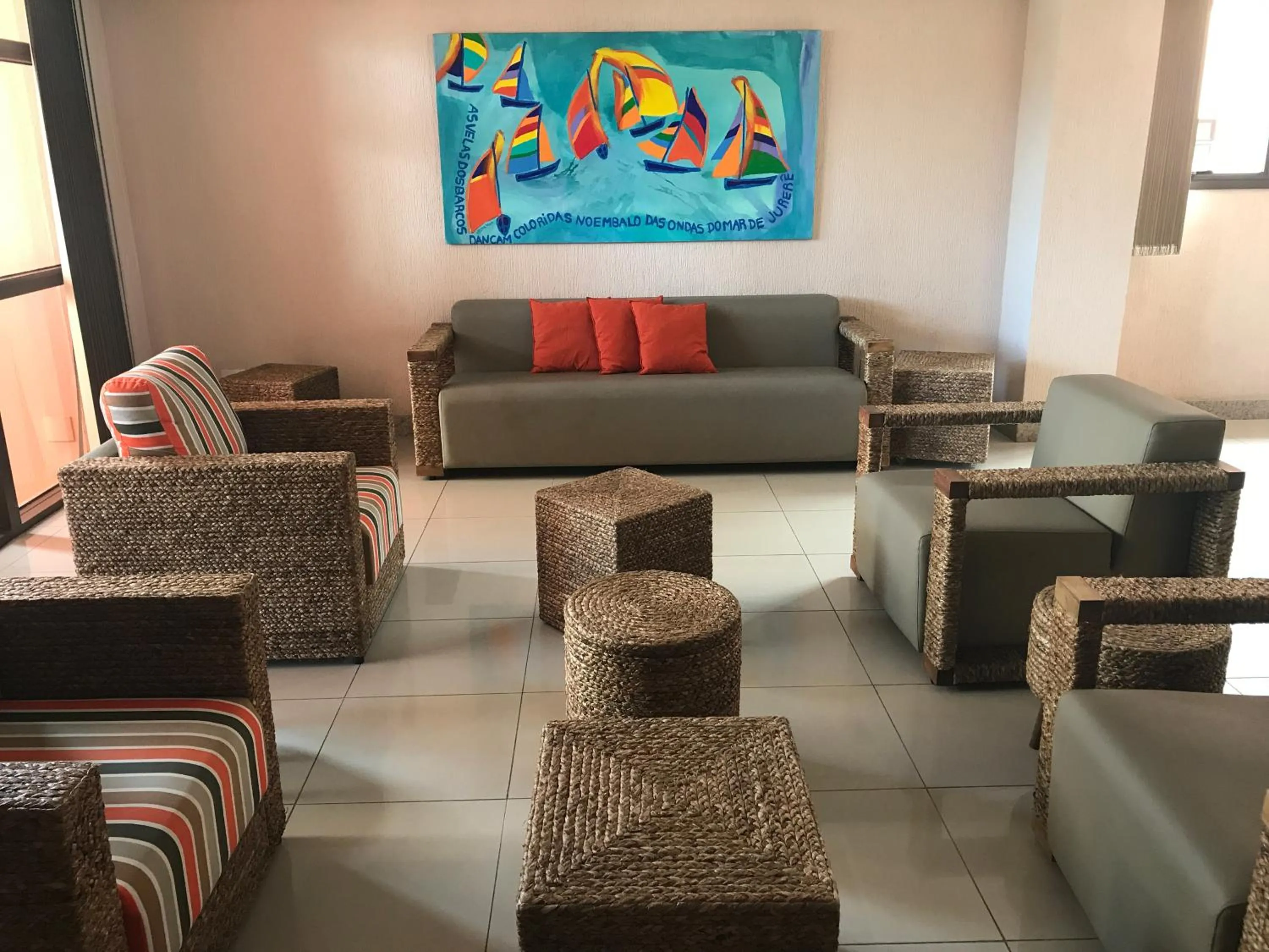 Living room in Jurerê Beach Village - Studio Lateral Luxo