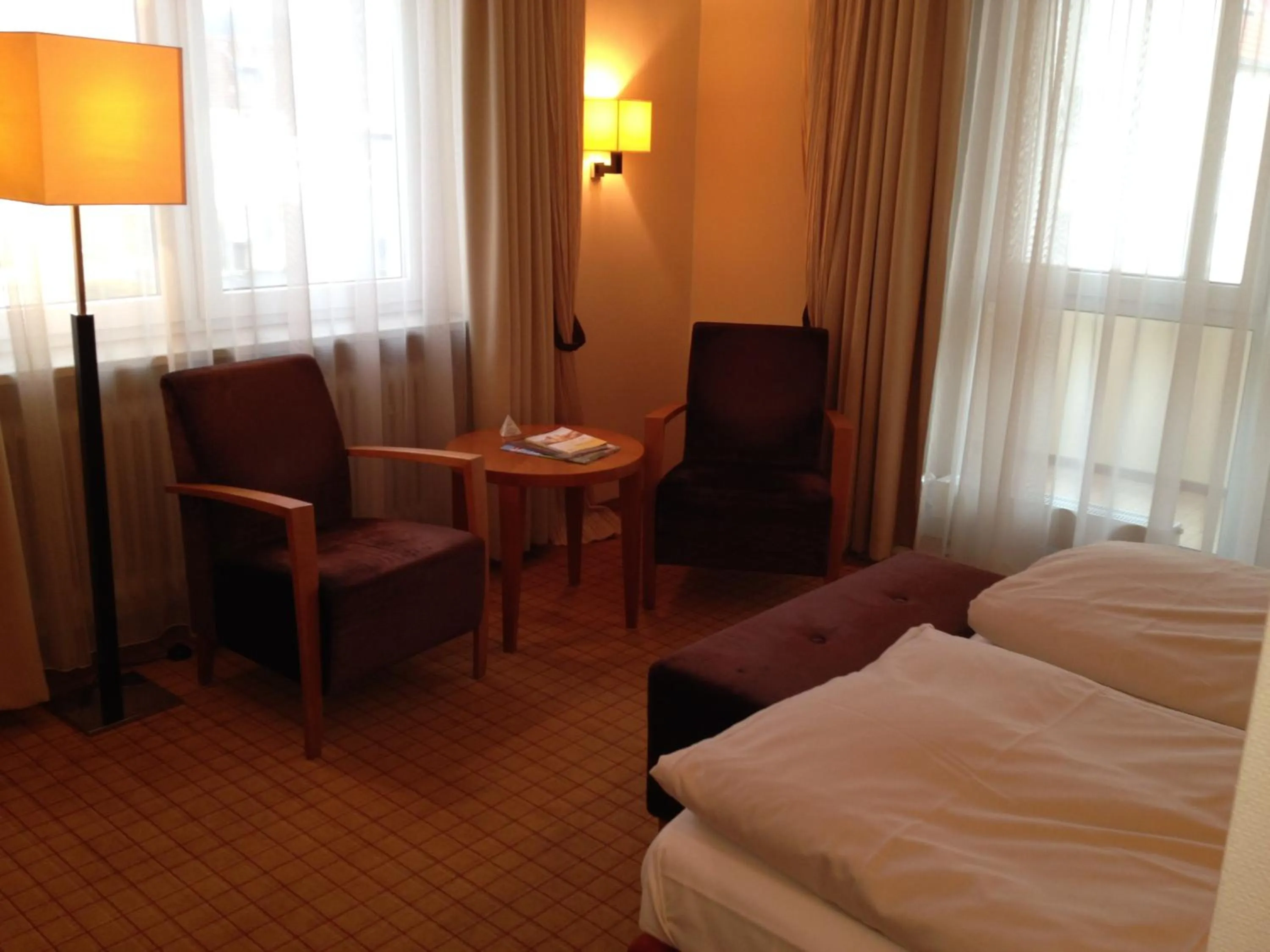 Decorative detail, Bed in Ringhotel Bundschu