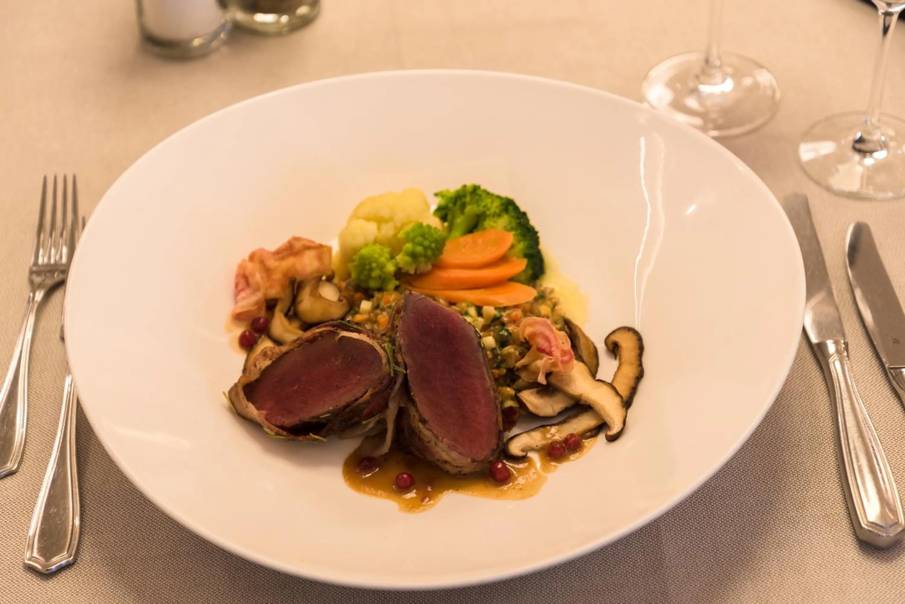 Food close-up in Ringhotel Bundschu