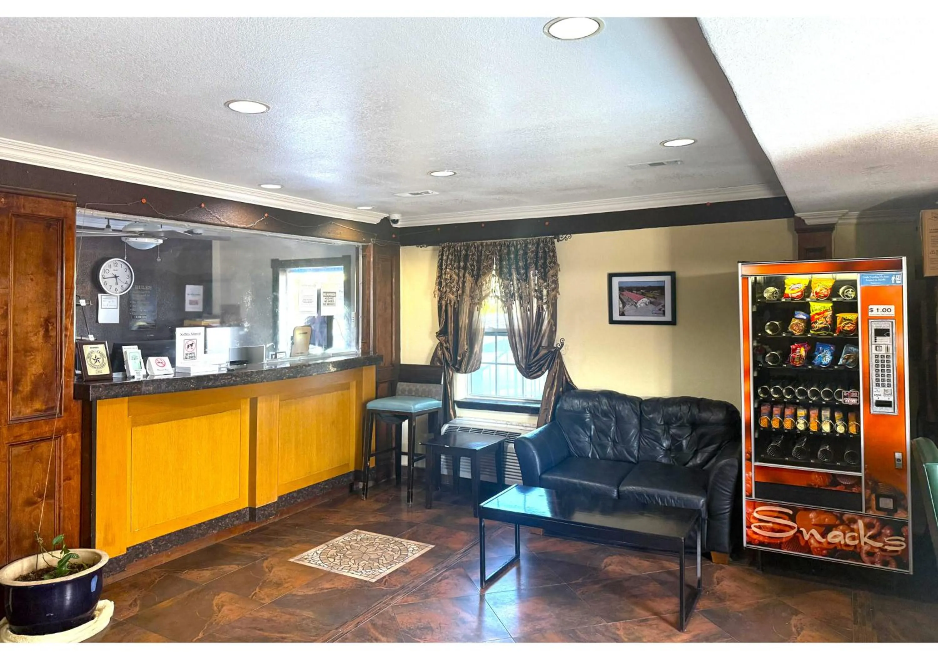 Lobby or reception in Economy Lodge by Hotel O Texas City