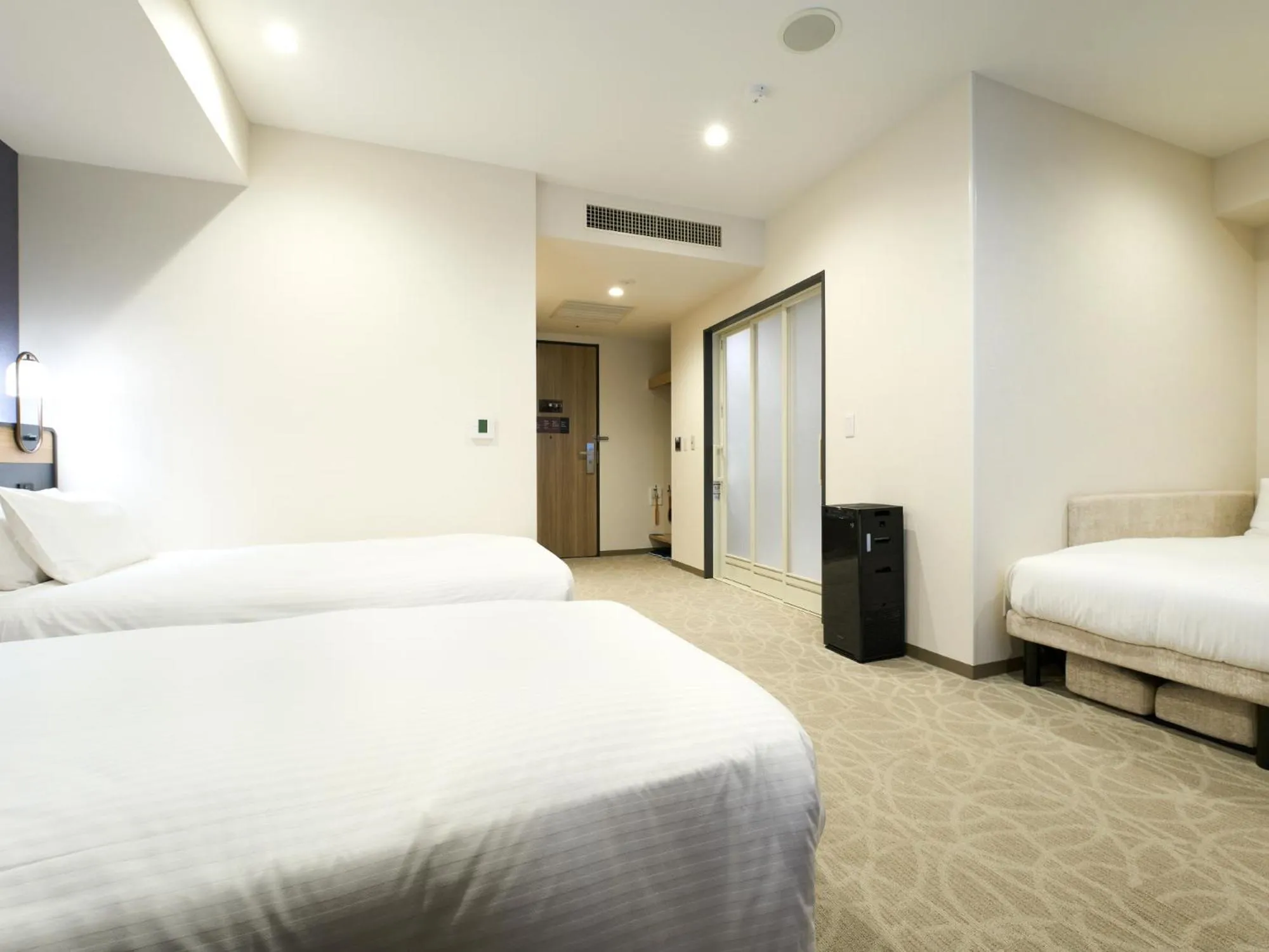 Photo of the whole room, Bed in Hotel Elcient Osaka Umeda