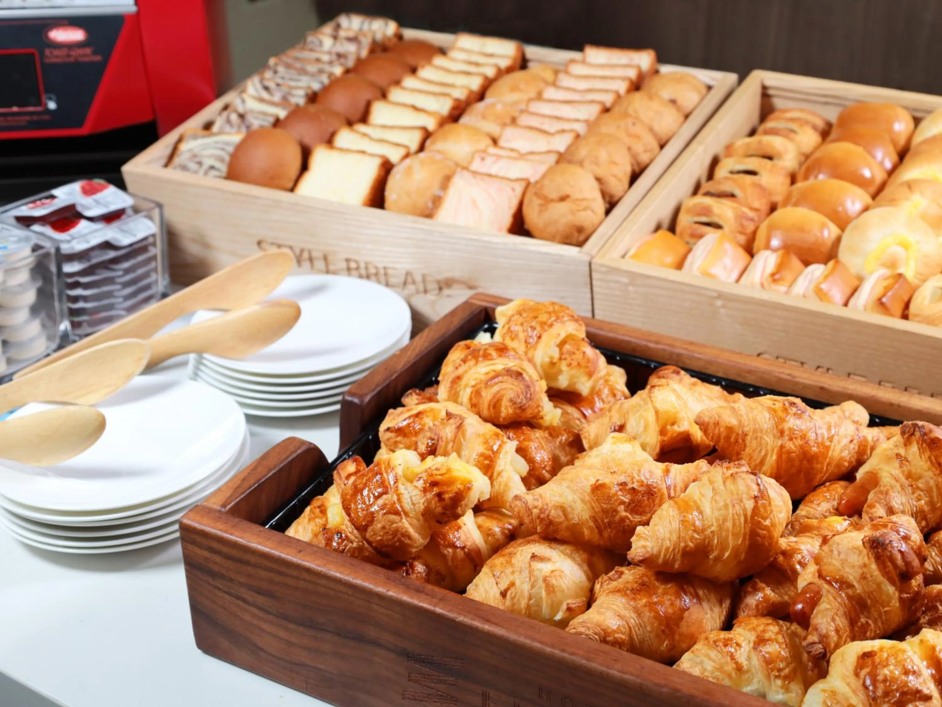 Buffet breakfast in Hotel Elcient Osaka Umeda