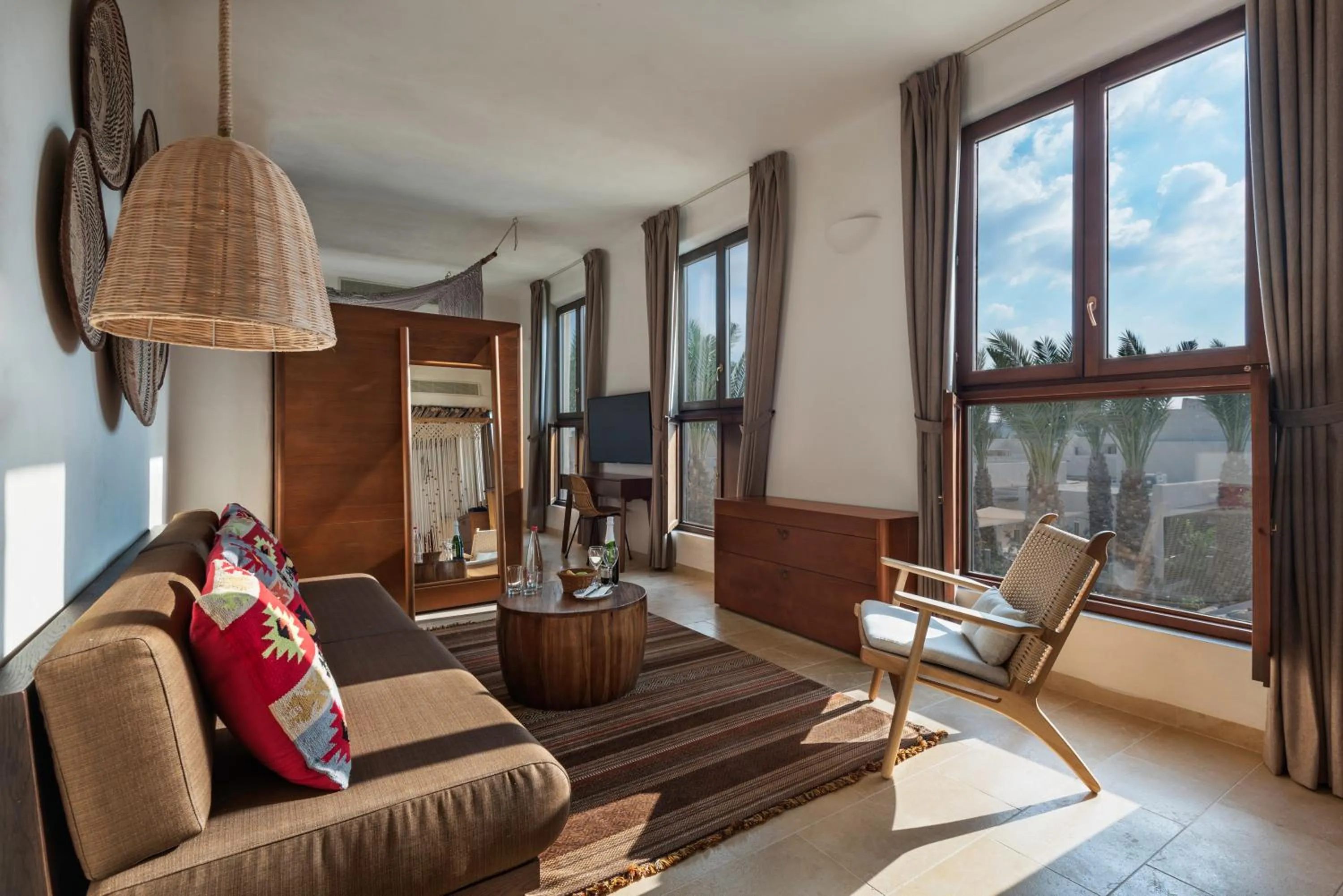 Seating area in Kedma by Isrotel Collection