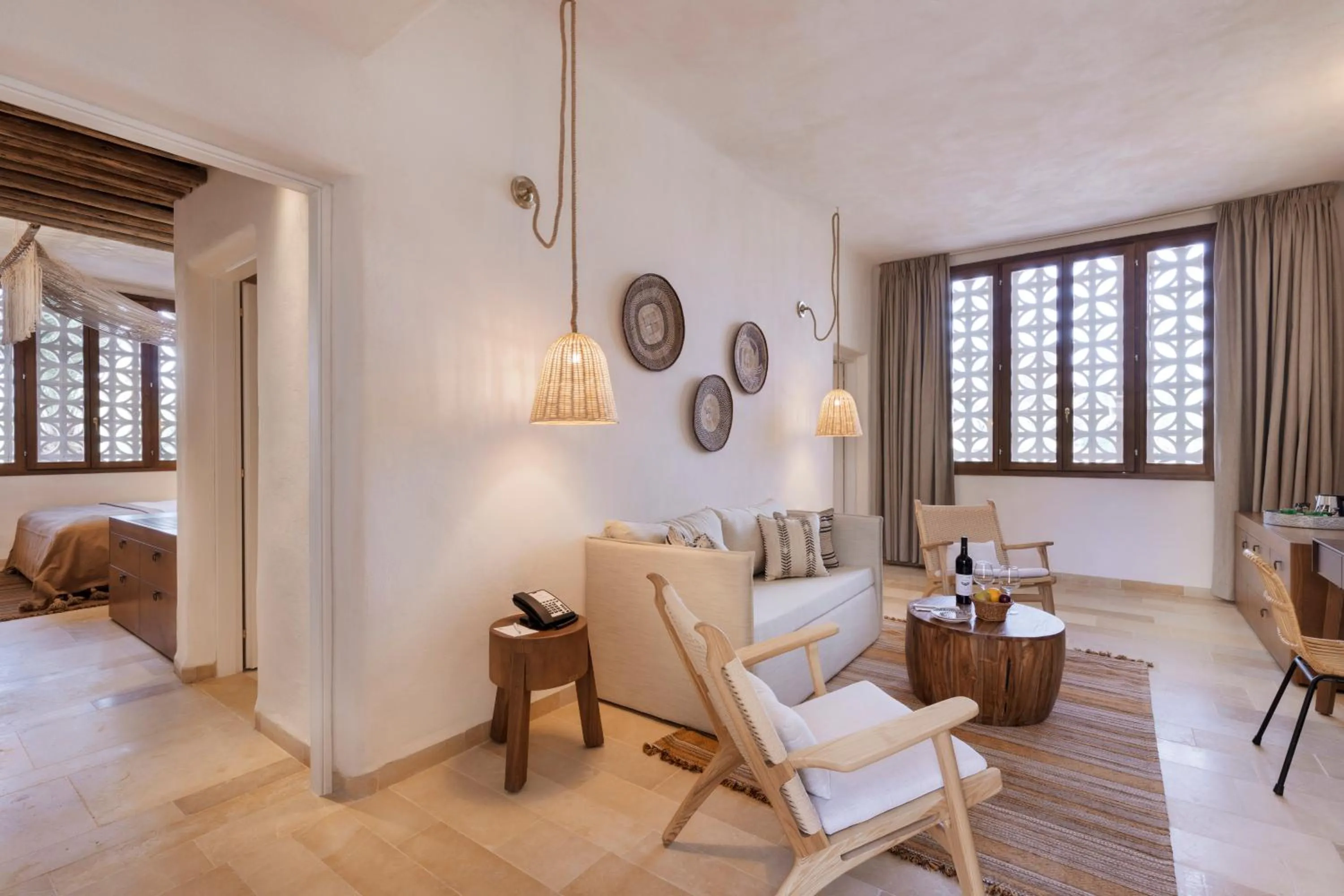 Living room in Kedma by Isrotel Collection