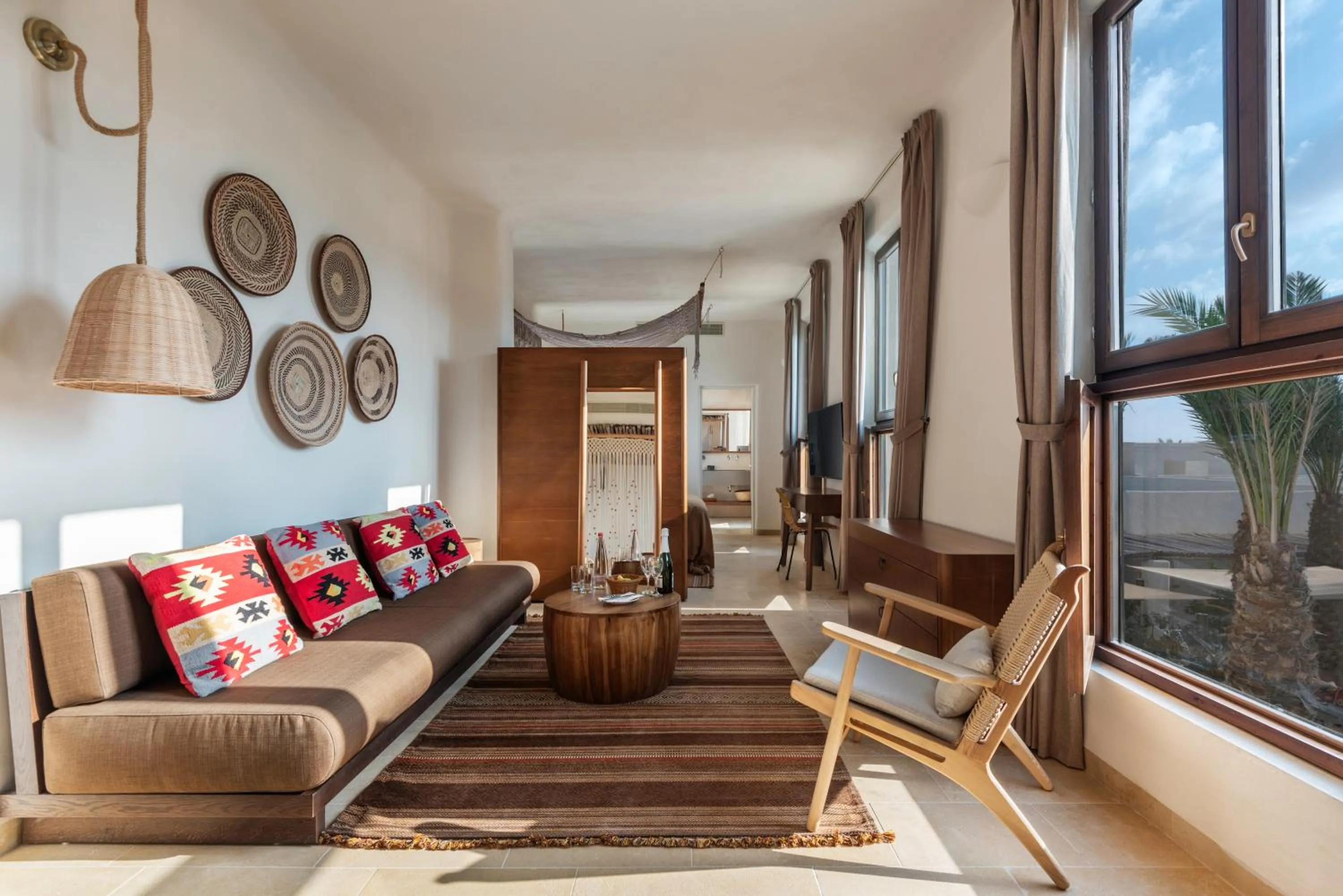 Seating area in Kedma by Isrotel Collection