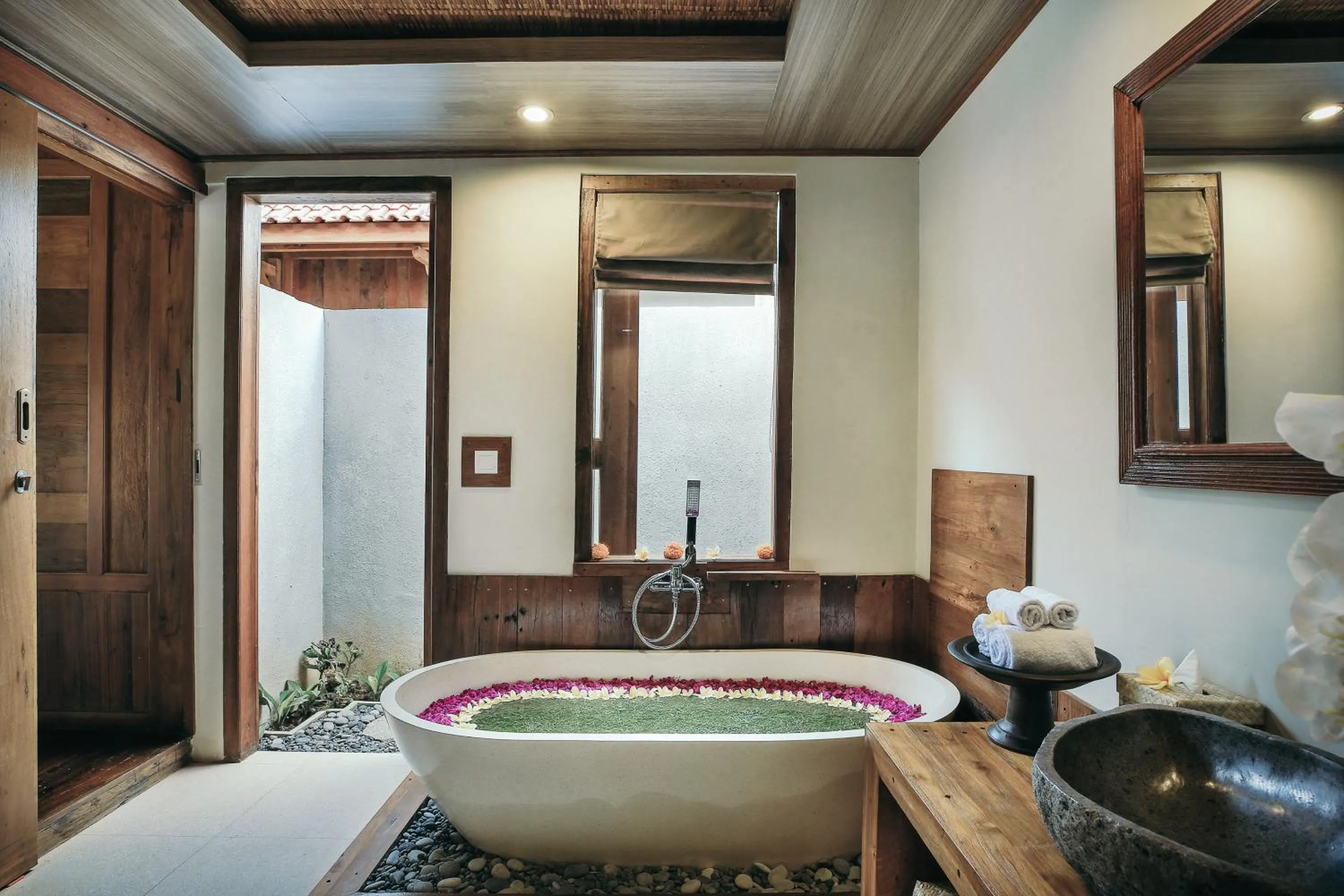 Bathroom in KERAMAN SUITE UBUD