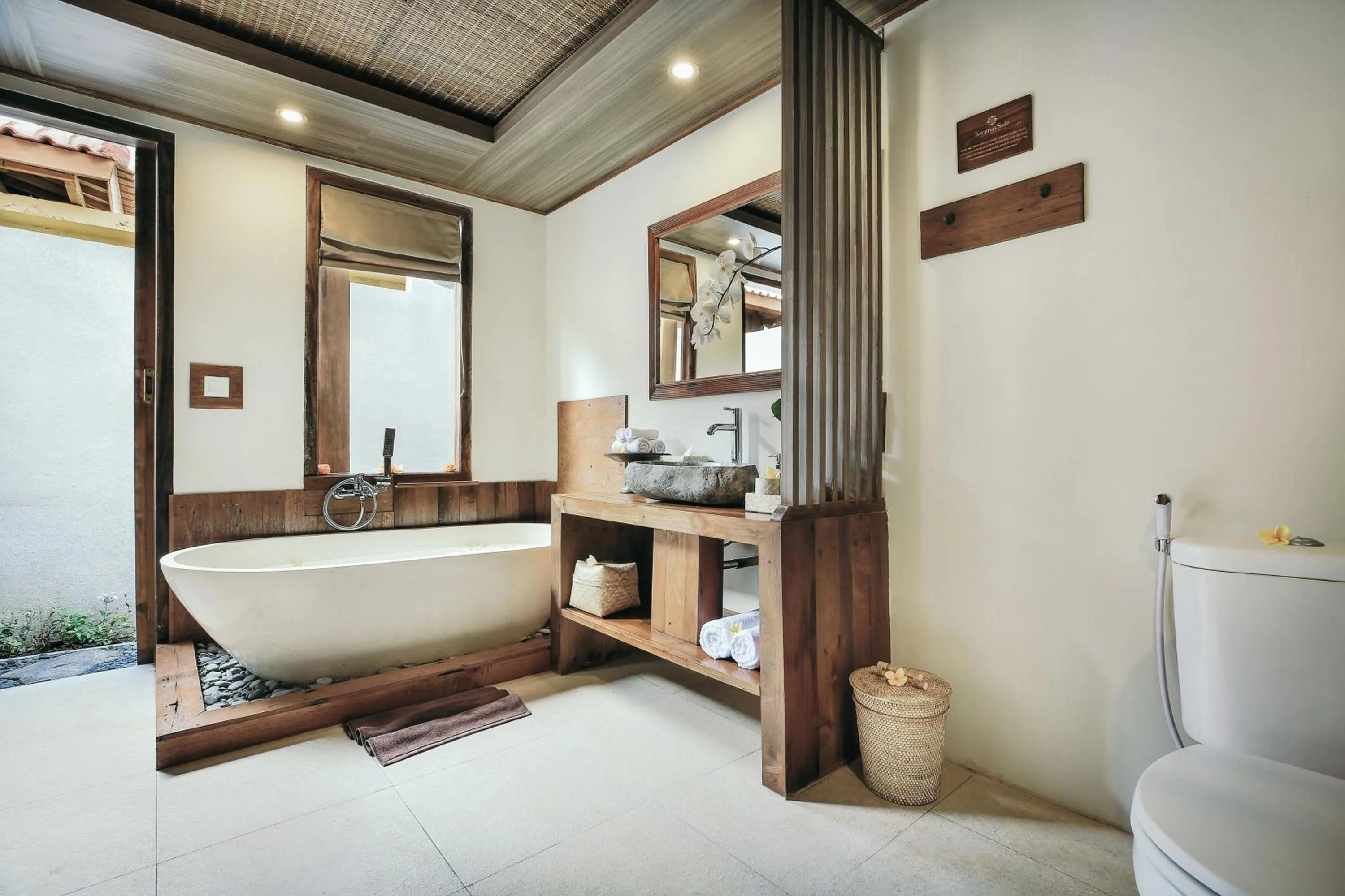 Bathroom in KERAMAN SUITE UBUD