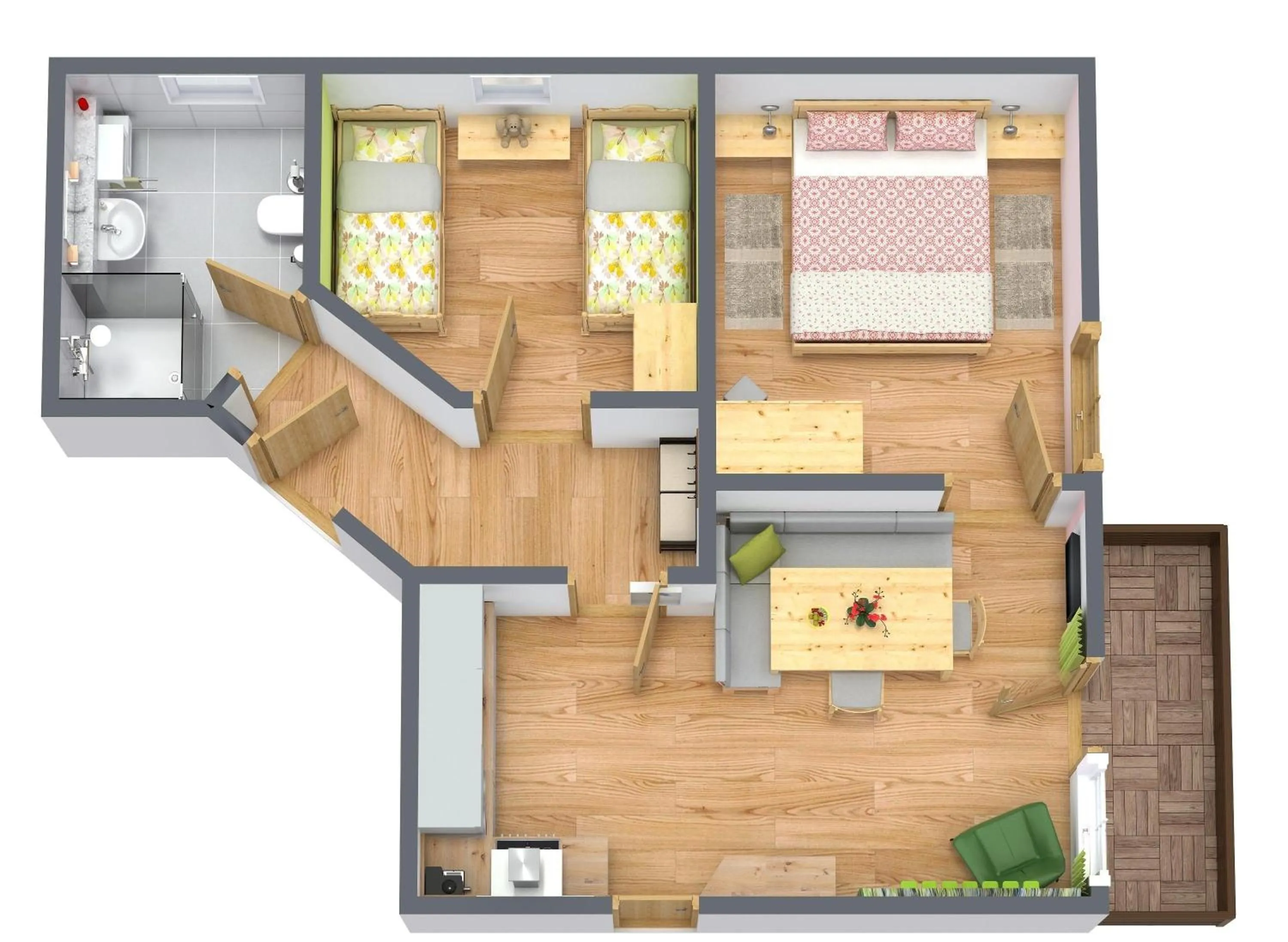 Floor plan in Veiter-Hof