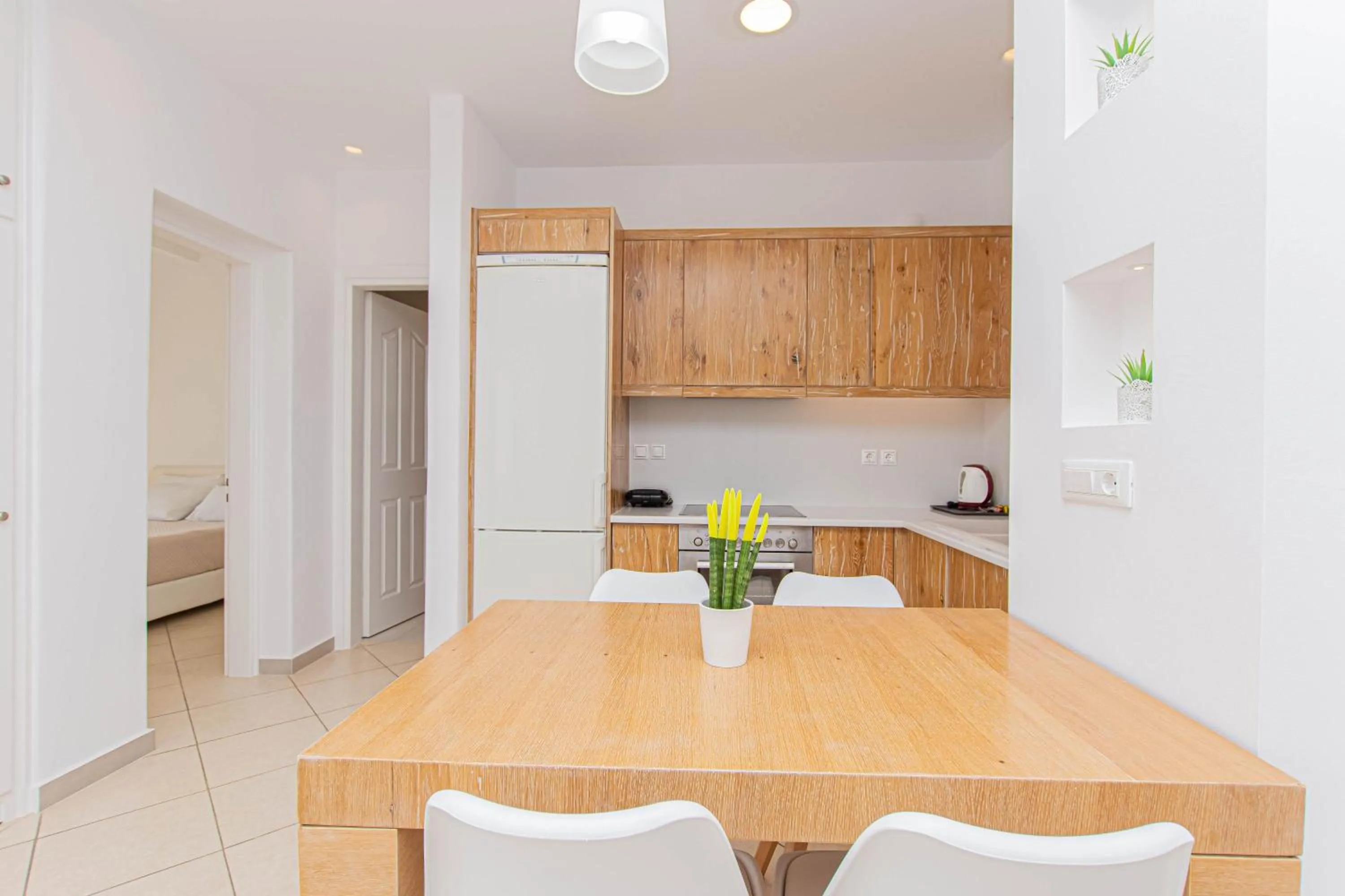 Dining area in Overview Mykonos Apartments