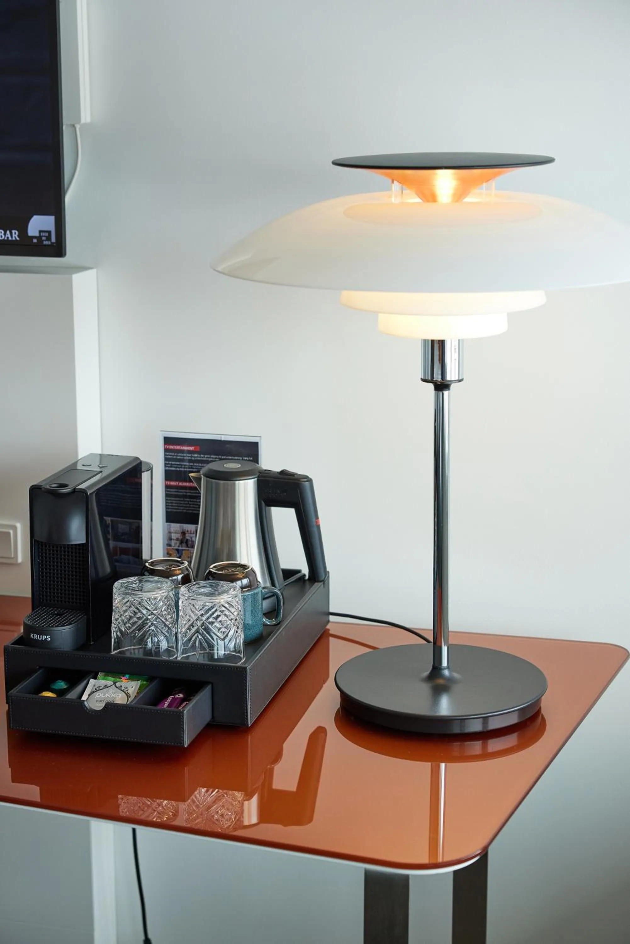 Coffee/tea facilities in Hotel Hans Egede