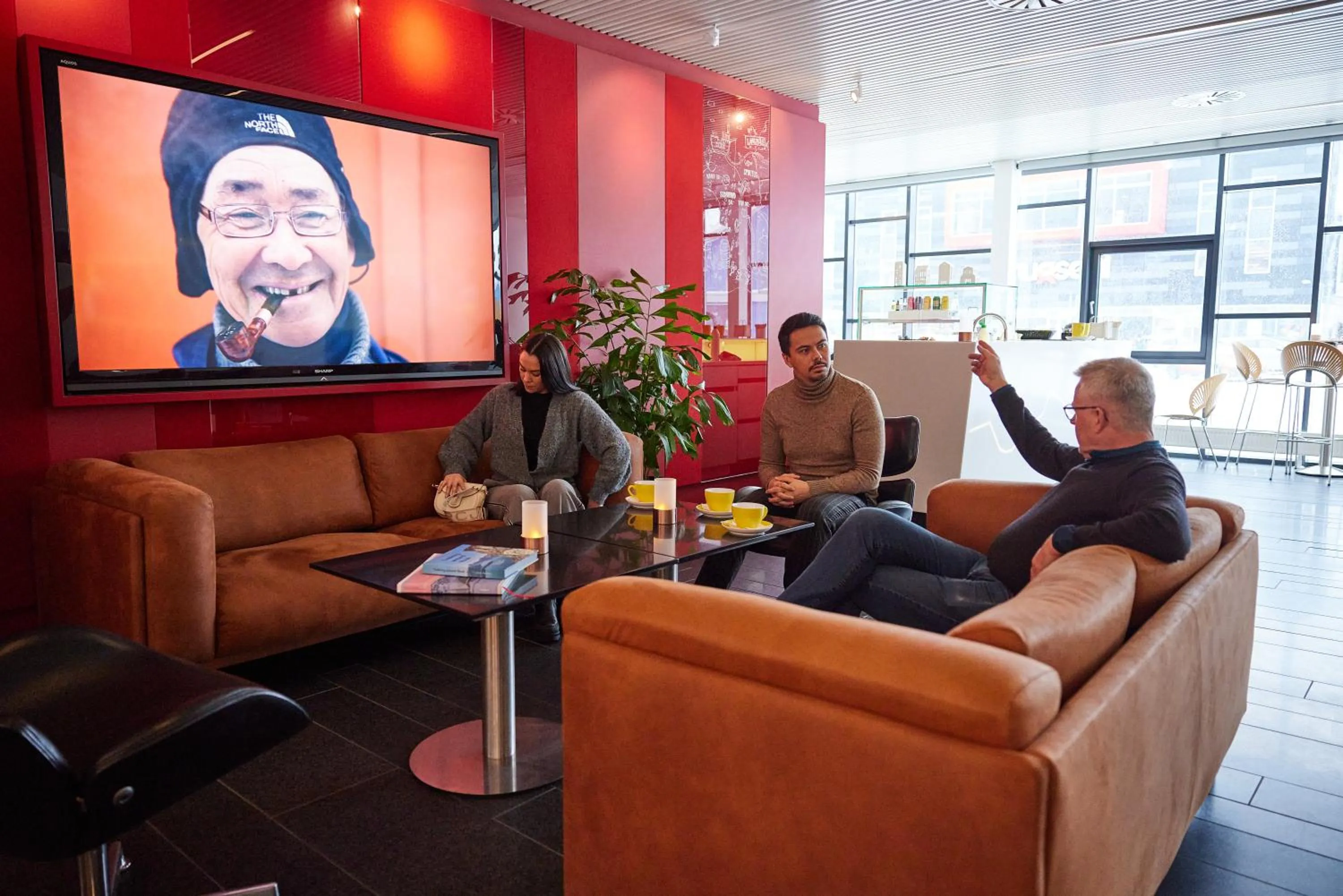 Lobby or reception in Hotel Hans Egede