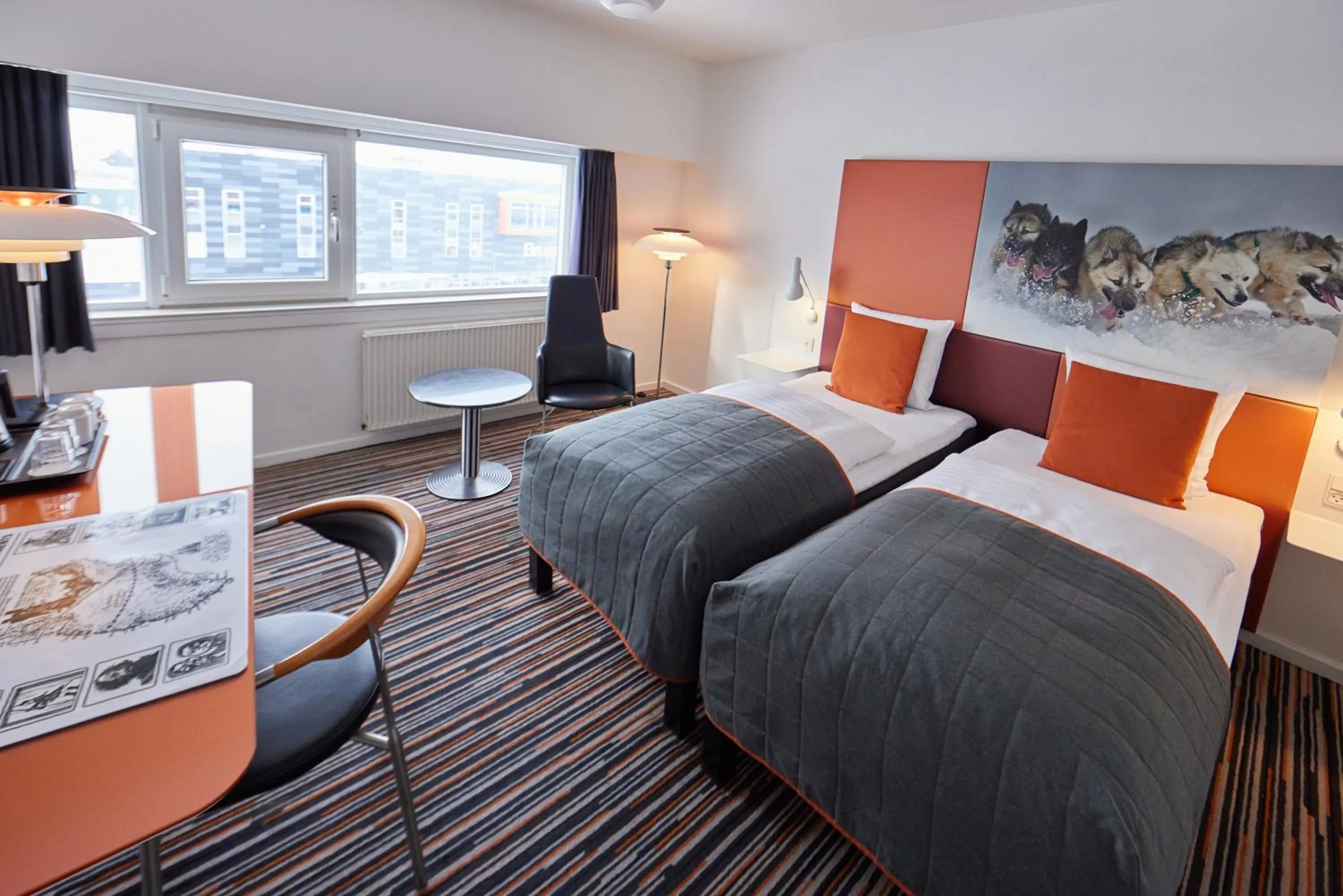 Bedroom, Bed in Hotel Hans Egede