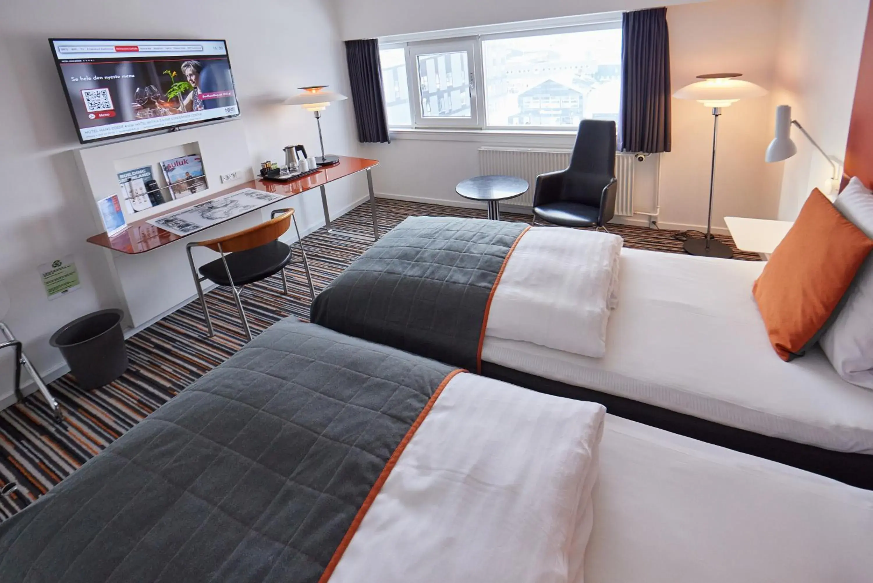 Twin Room - single occupancy in Hotel Hans Egede Twin Room - single occupancy in Hotel Hans Egede