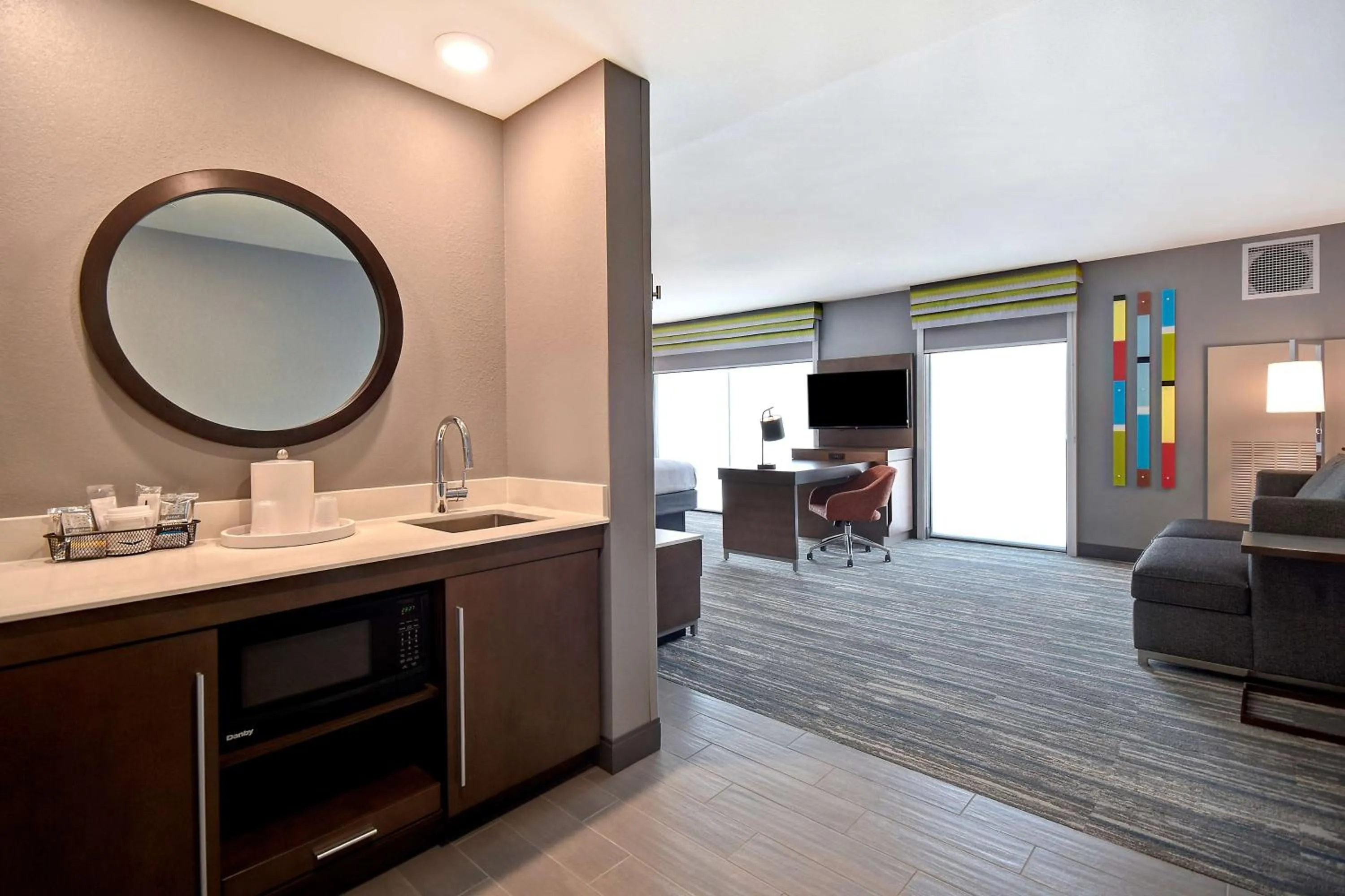 Photo of the whole room in Hampton Inn & Suites Las Vegas Convention Center - No Resort Fee