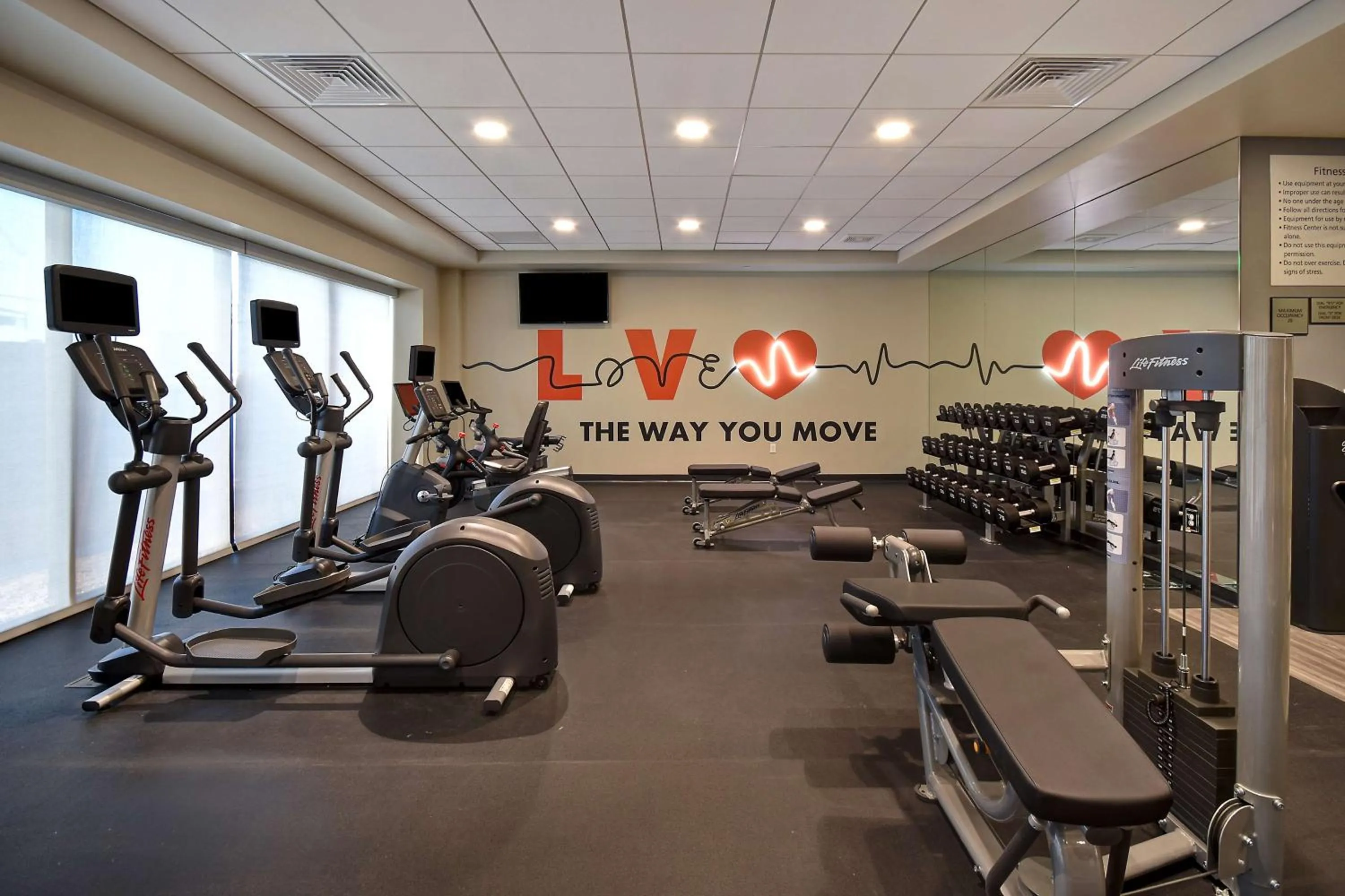 Fitness centre/facilities in Hampton Inn & Suites Las Vegas Convention Center - No Resort Fee
