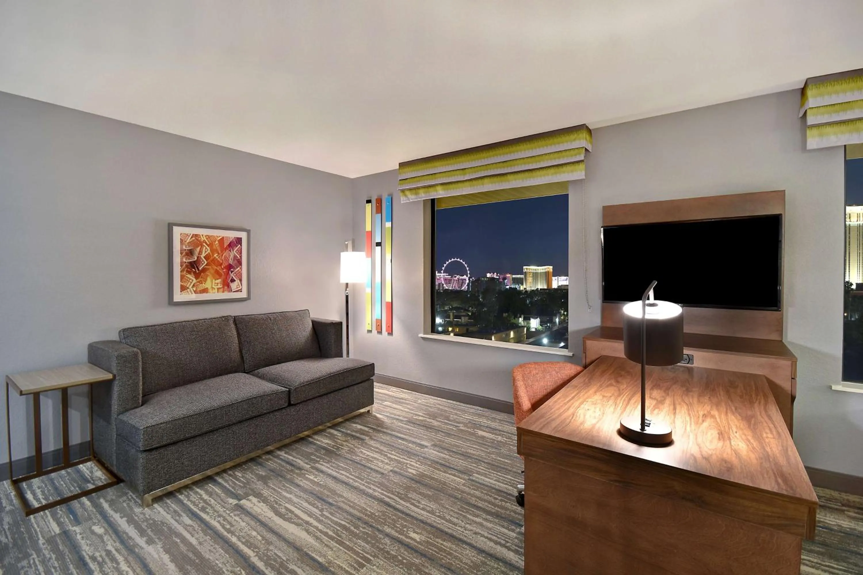 Living room in Hampton Inn & Suites Las Vegas Convention Center - No Resort Fee