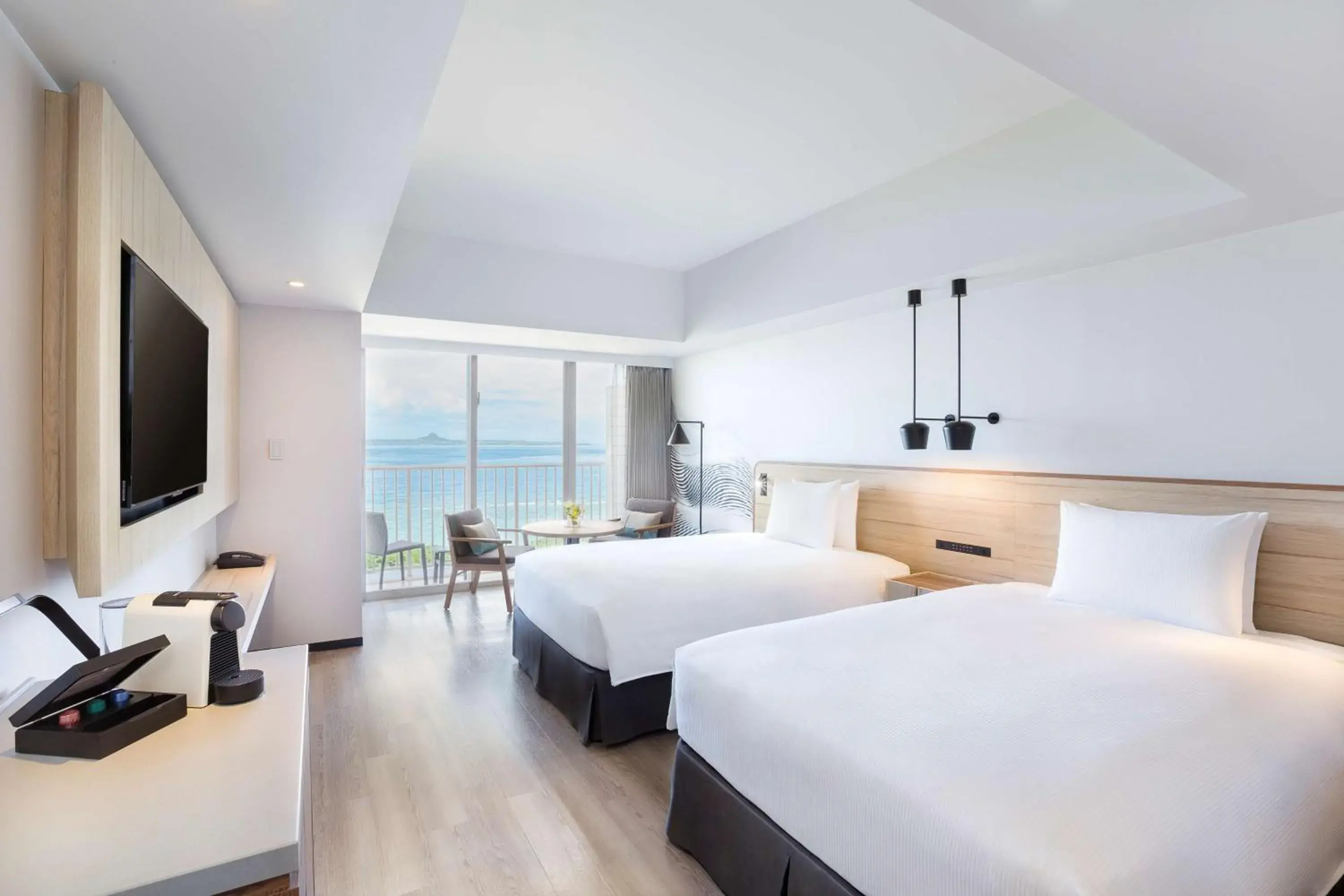 Executive Twin Room with Ocean View in Hilton Okinawa Sesoko Resort Executive Twin Room with Ocean View in Hilton Okinawa Sesoko Resort
