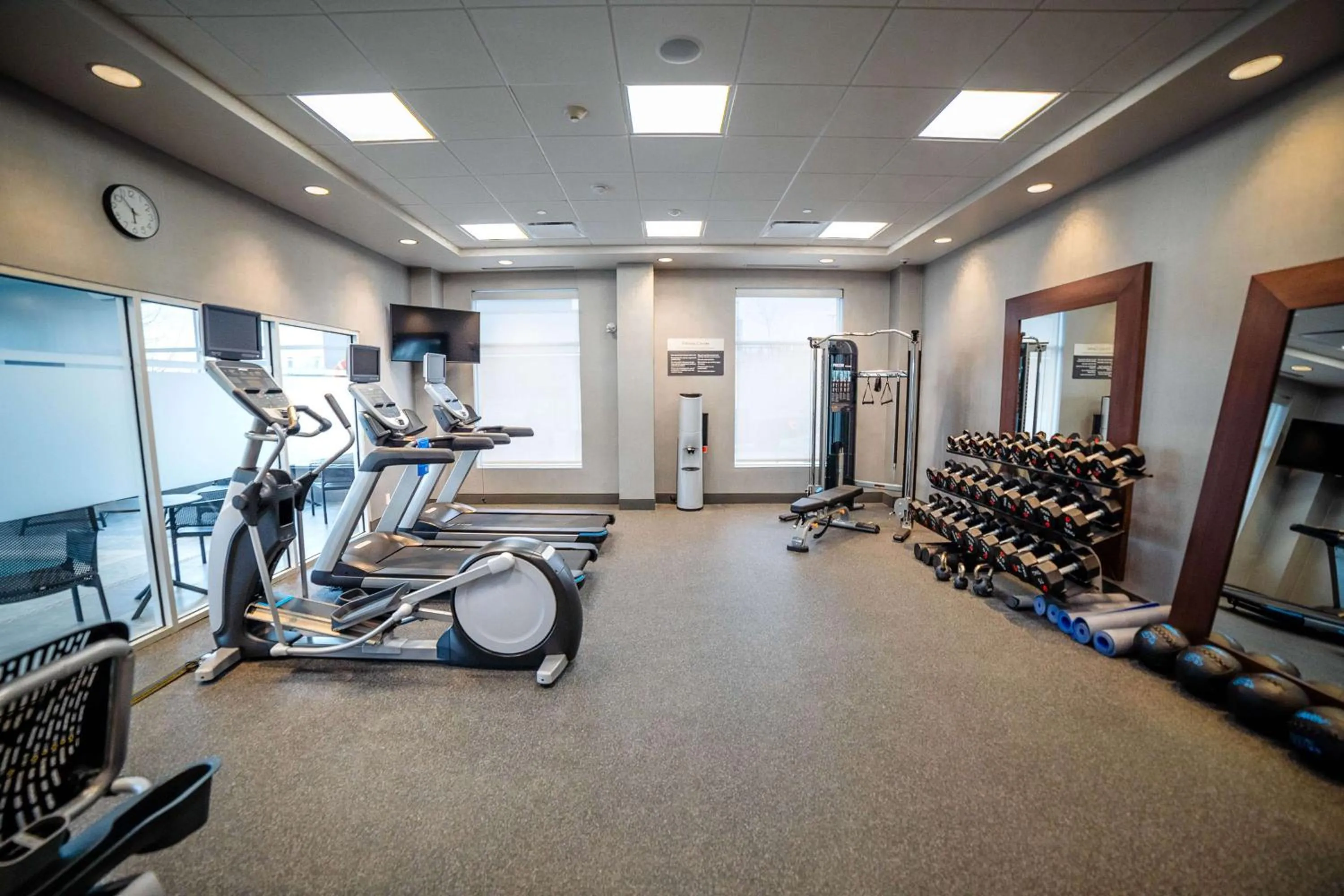 Fitness centre/facilities in Hilton Garden Inn Sudbury, Ontario, Canada