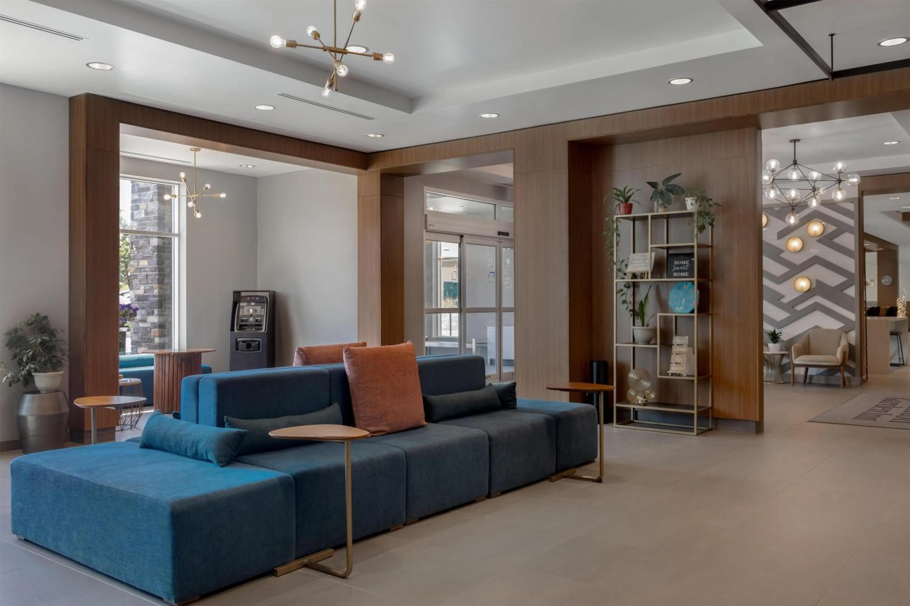 Lobby or reception in Hilton Garden Inn Sudbury, Ontario, Canada