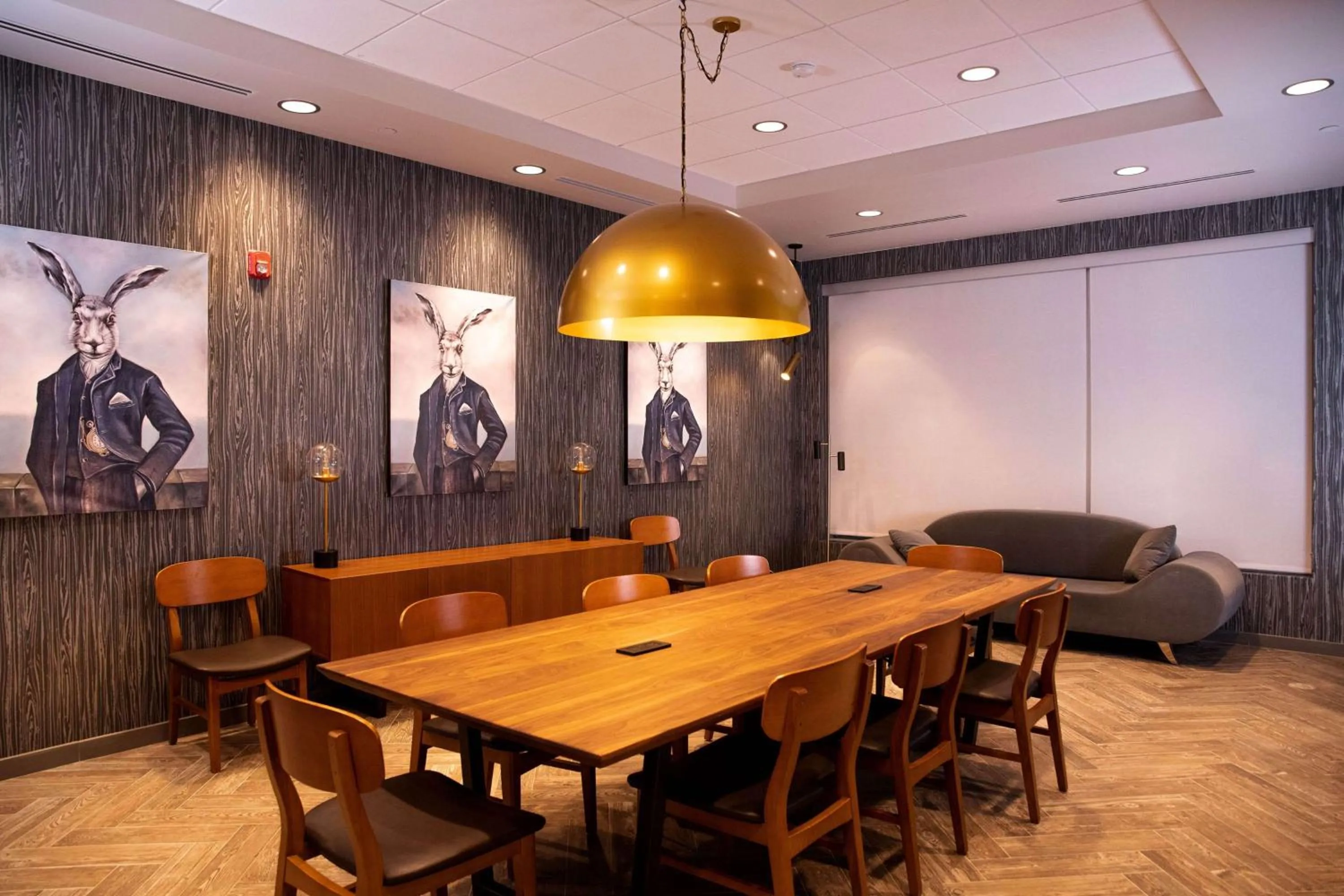 Meeting/conference room in Hilton Garden Inn Sudbury, Ontario, Canada