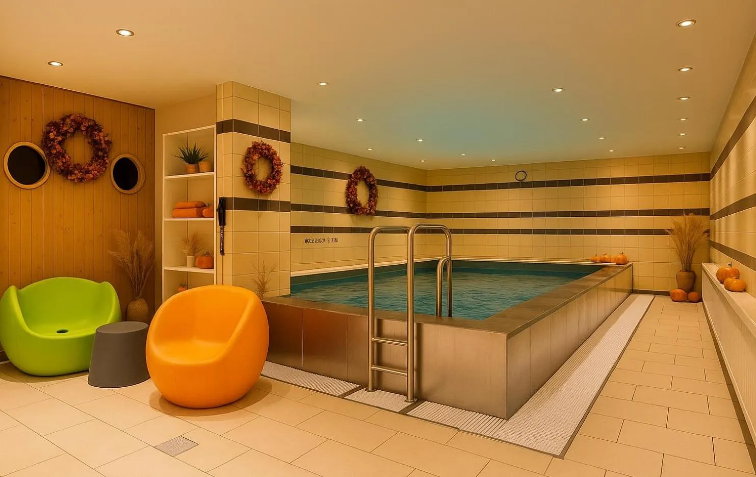 Swimming pool in Mercure Hotel Duisburg City