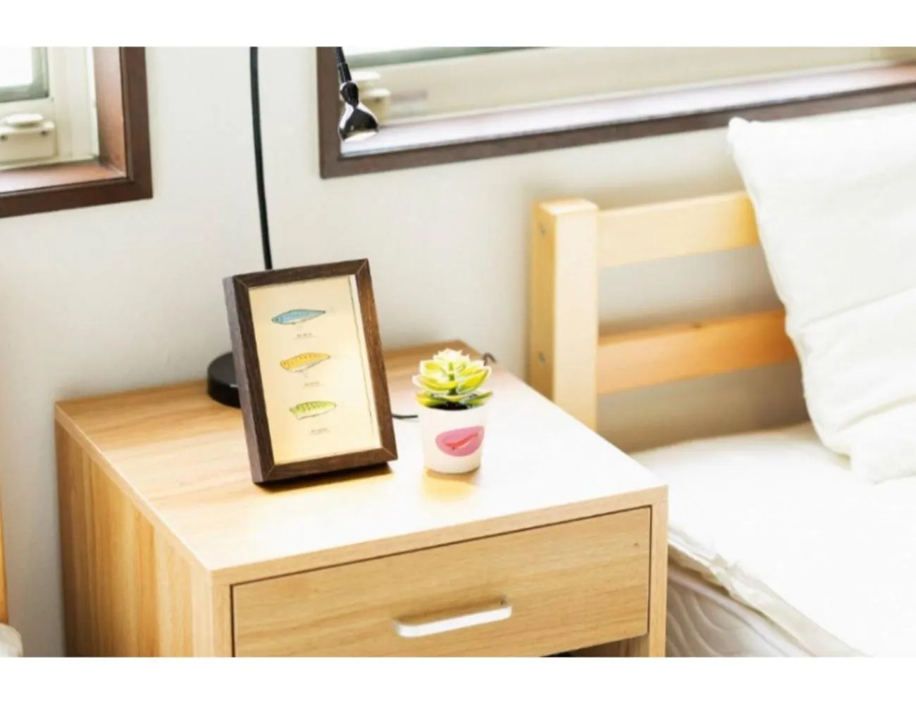 Bed in ANJIN Stay Awaji - Resort villa with ocean view & BBQ - Self Check-In Only