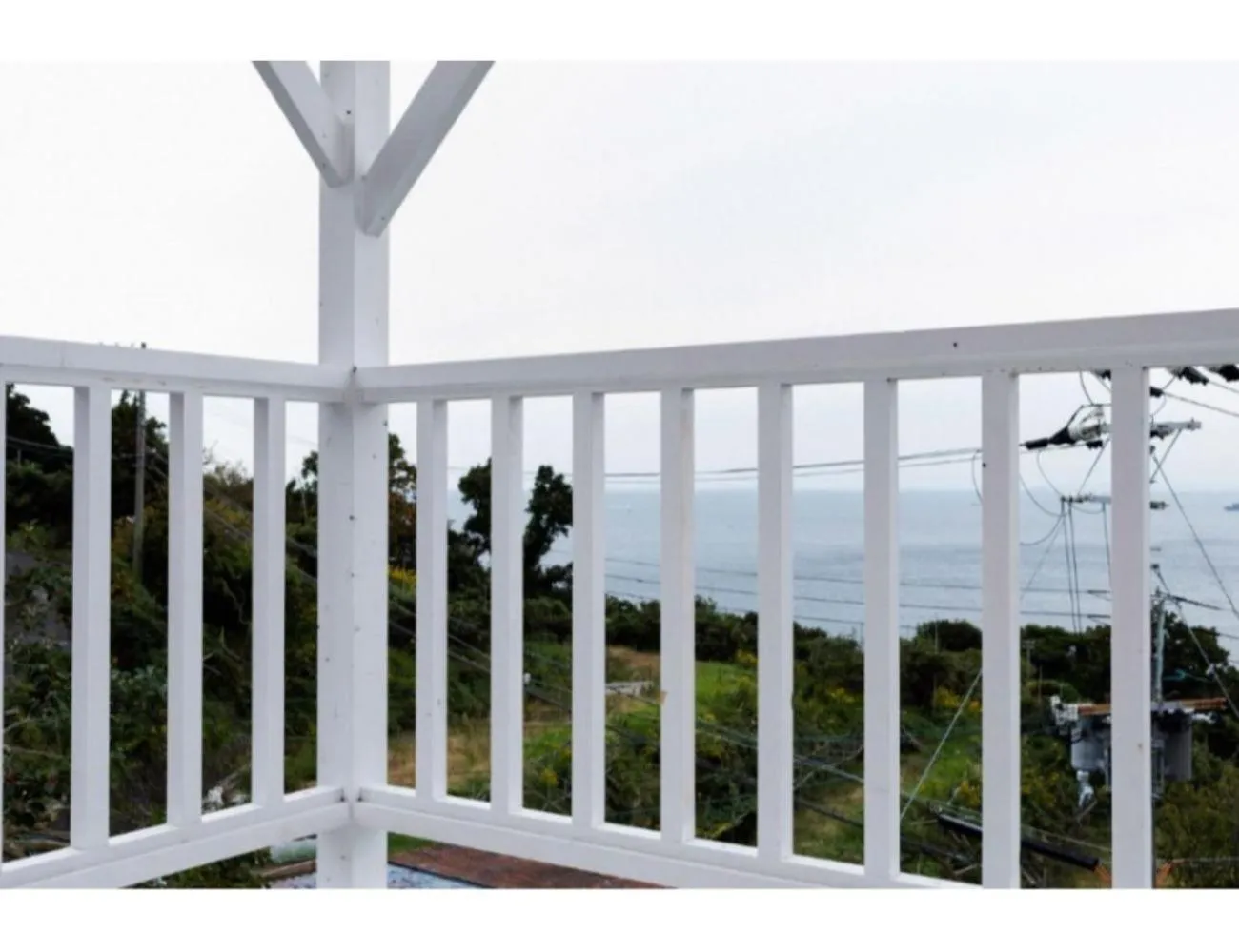 Balcony/Terrace in ANJIN Stay Awaji - Resort villa with ocean view & BBQ - Self Check-In Only
