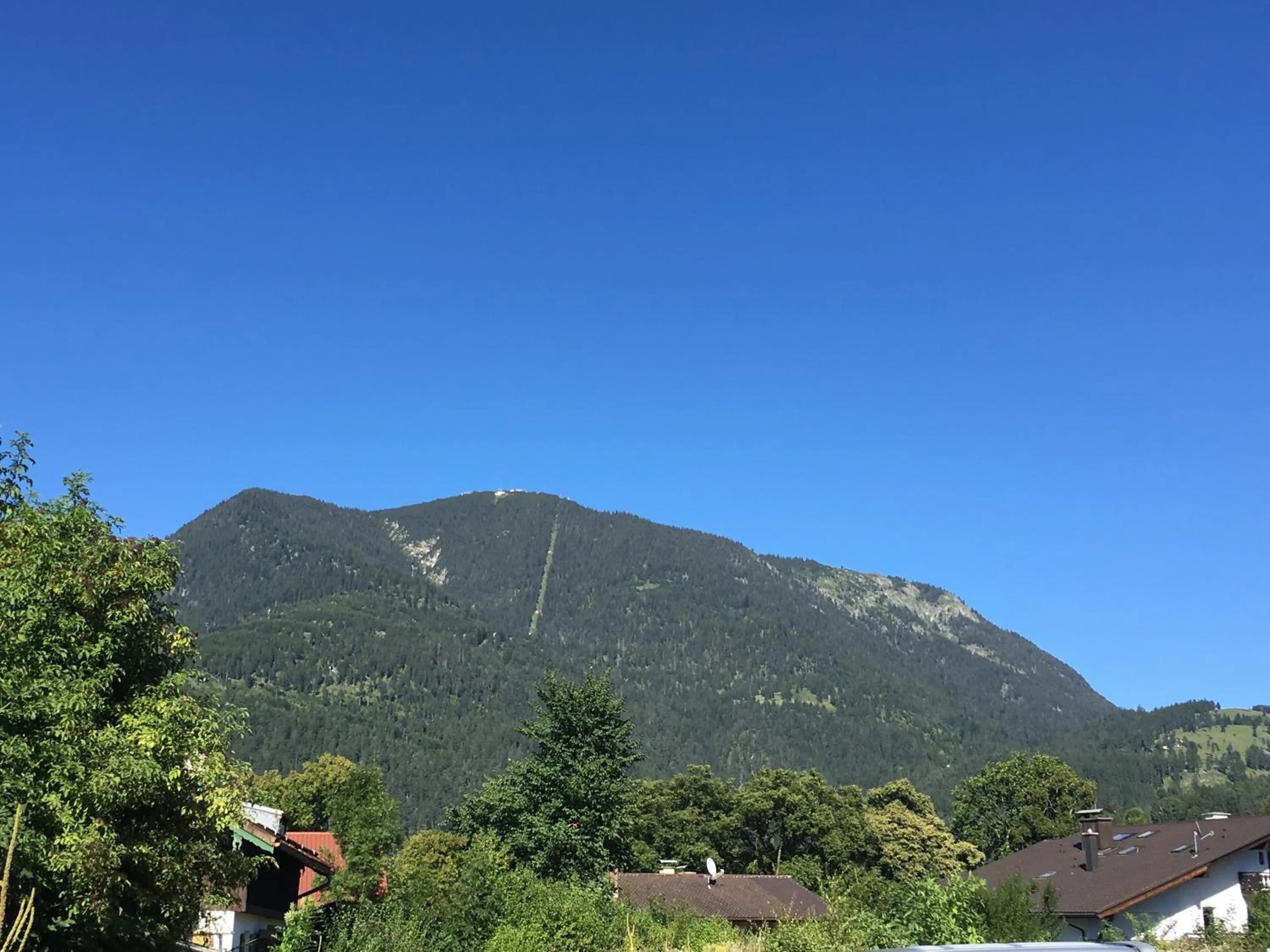 Mountain view in Hotel garni Alpengruss
