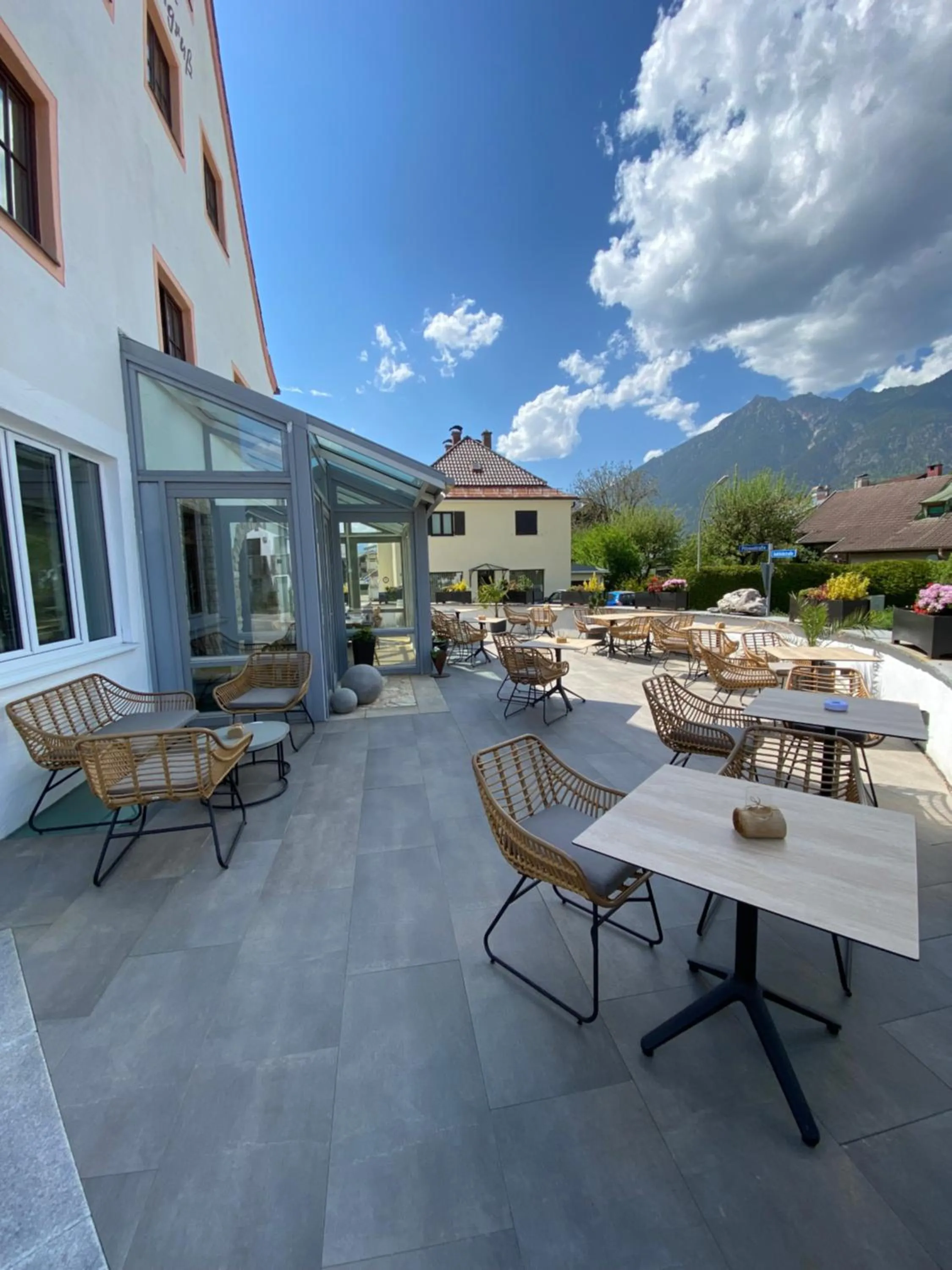Balcony/Terrace in Hotel garni Alpengruss