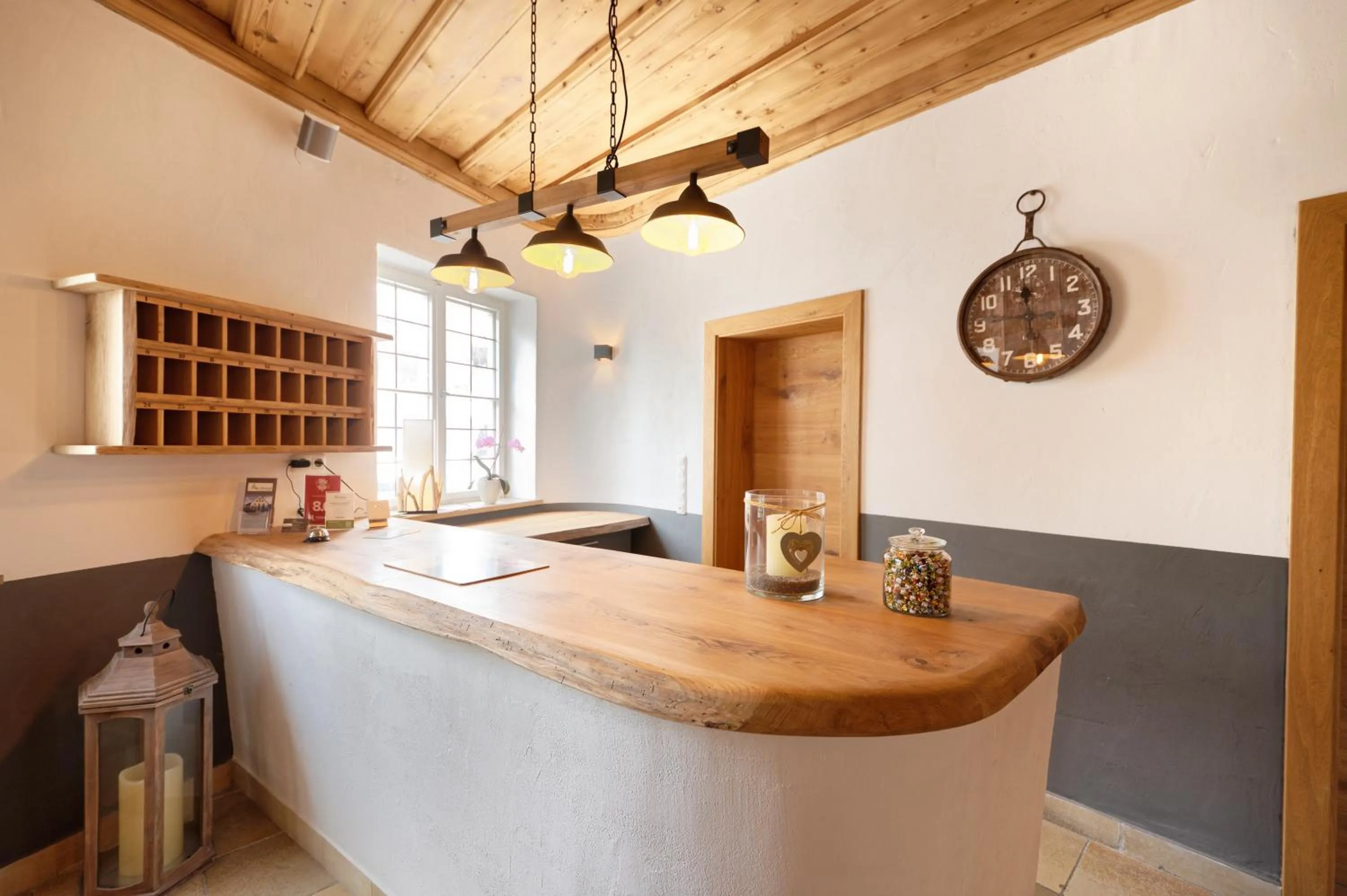 Lobby or reception in Hotel garni Alpengruss