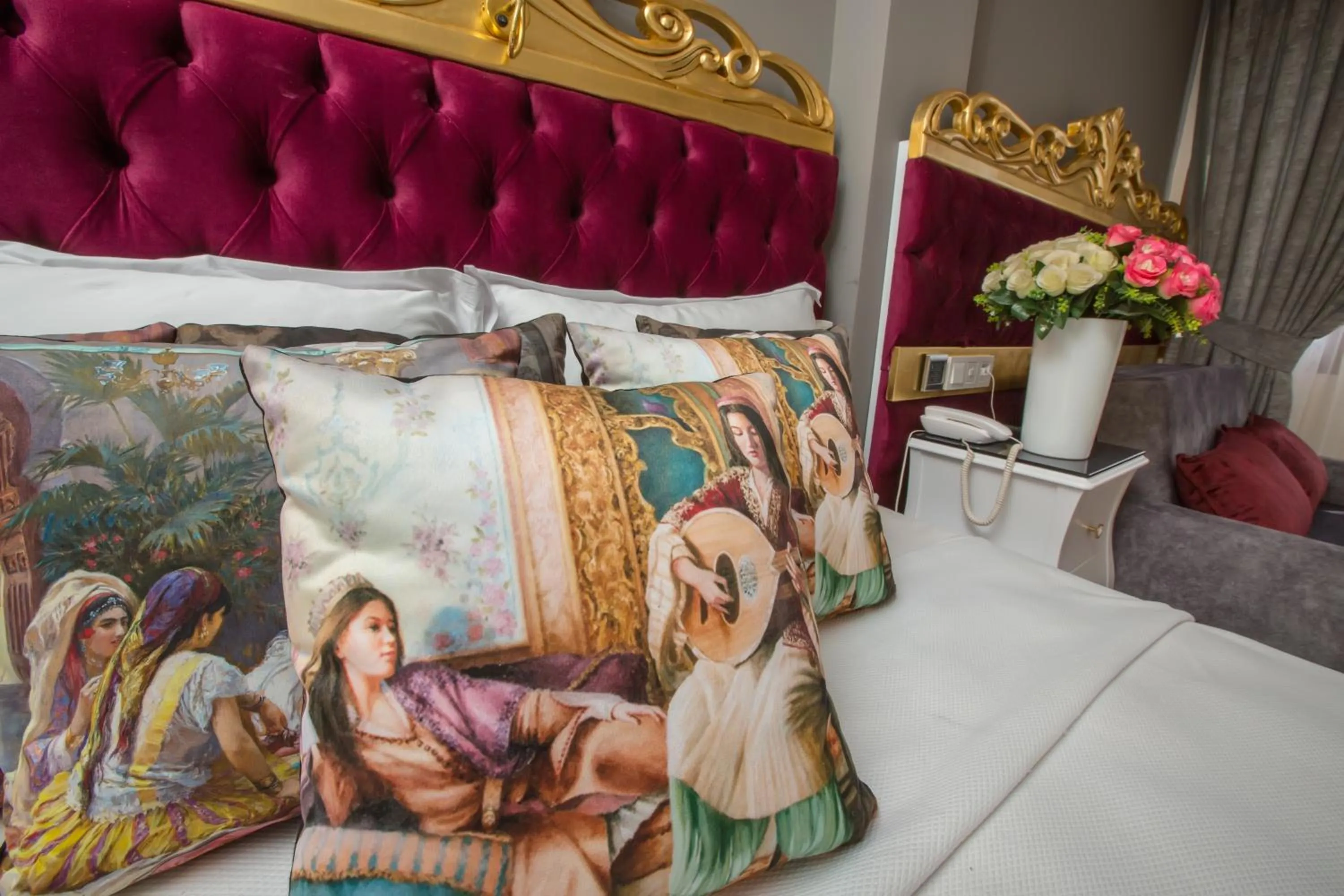 Bed in Atlantis Royal Hotel