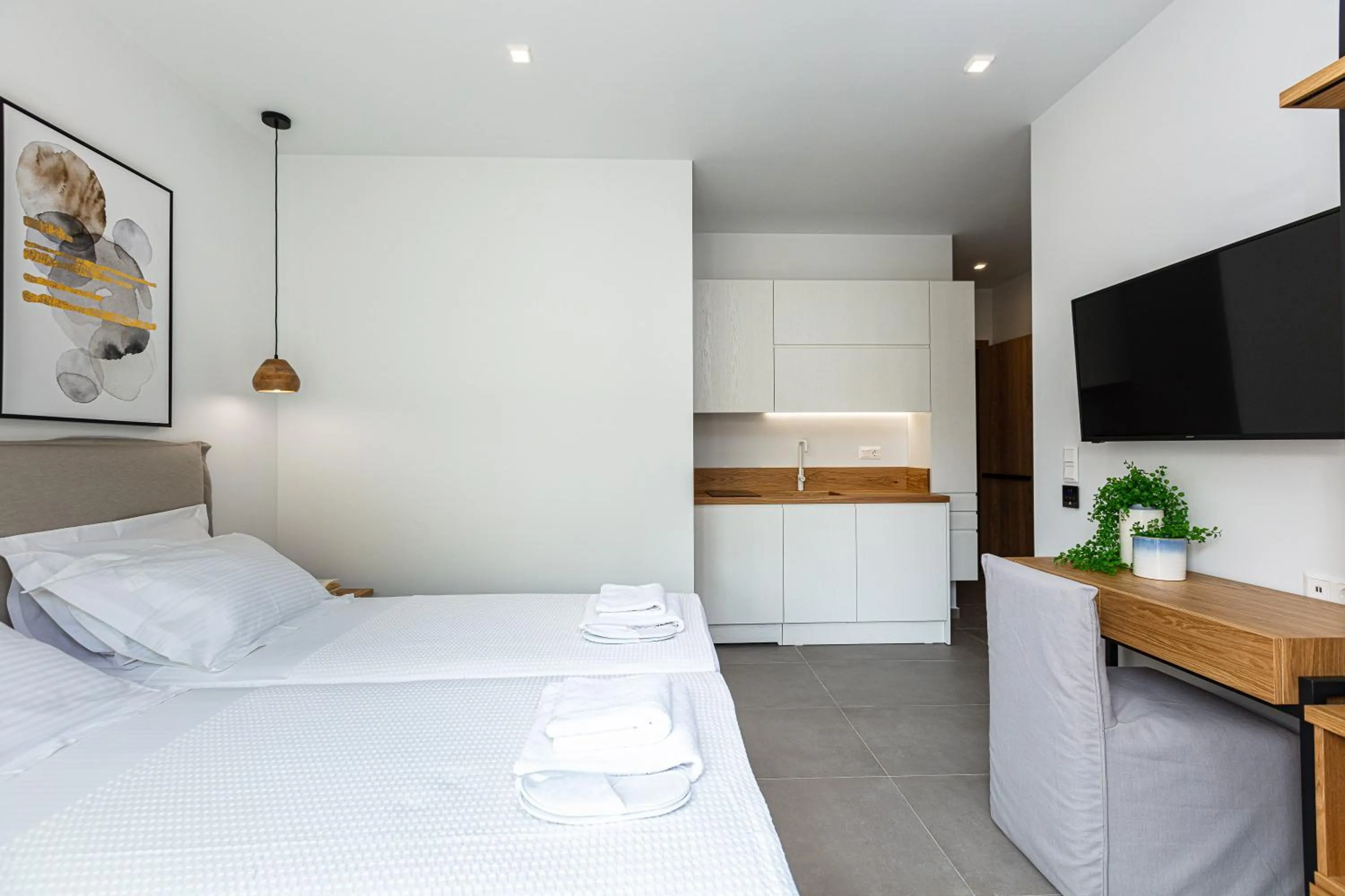 Bed in North Coast Seaside Suites