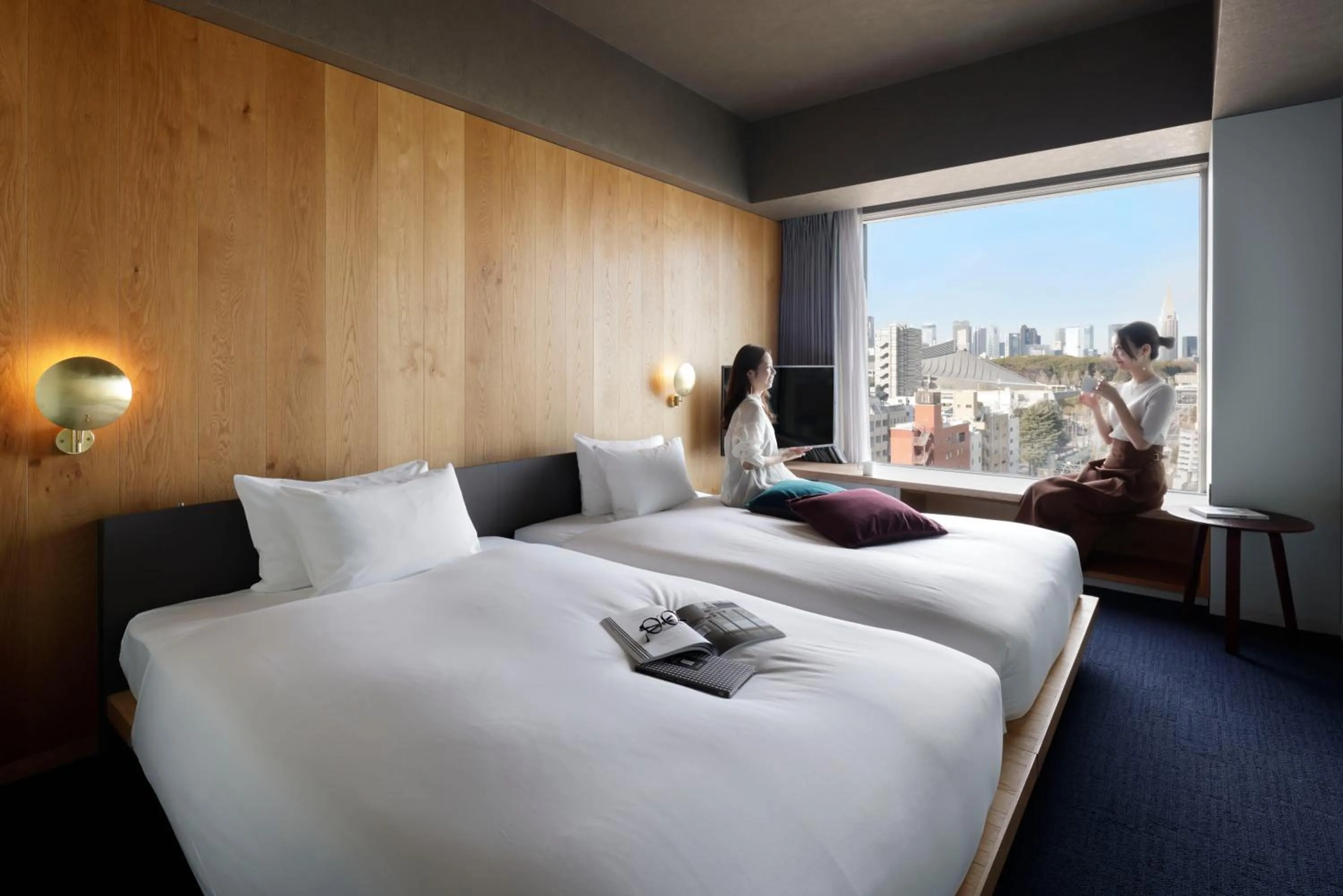 Photo of the whole room, Bed in sequence MIYASHITA PARK - Shibuya