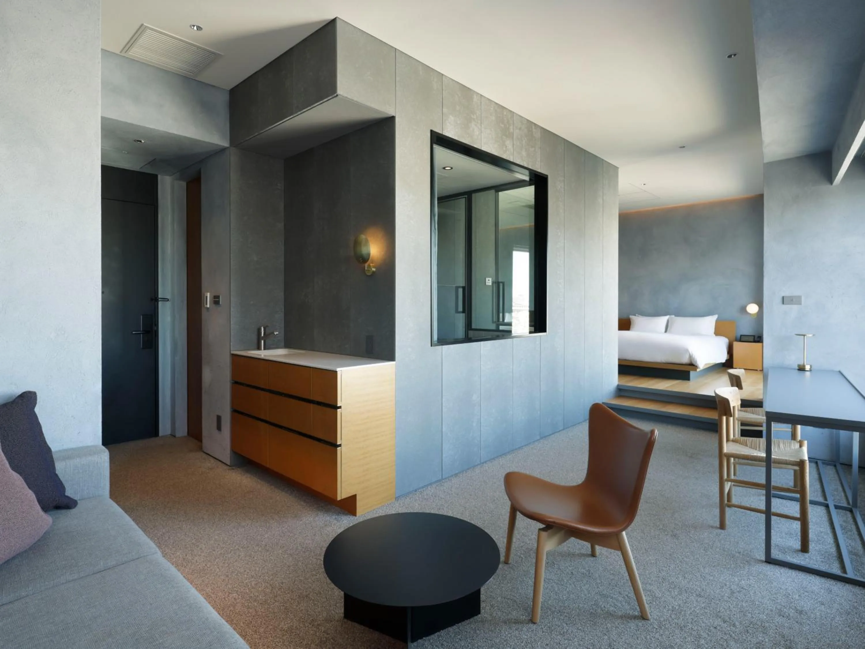 Photo of the whole room, Bed in sequence MIYASHITA PARK - Shibuya