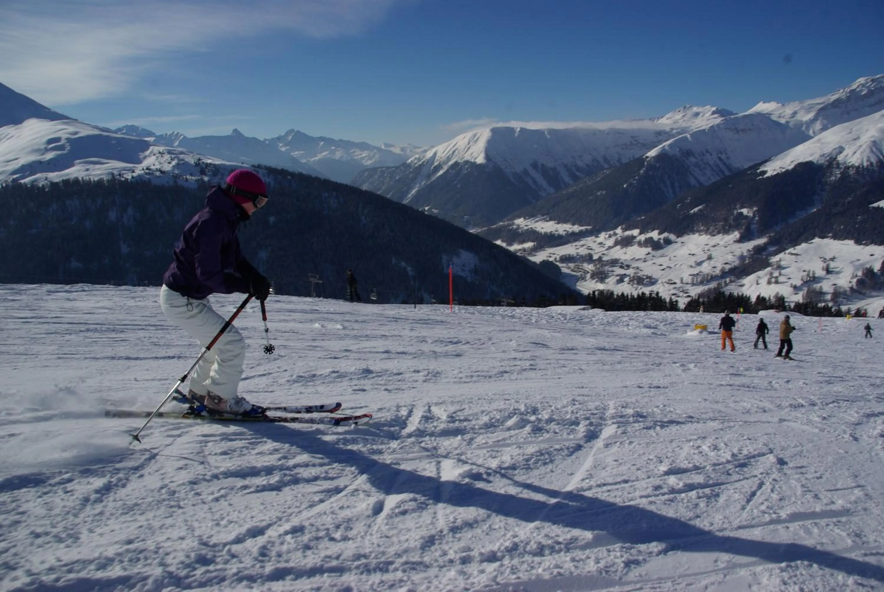 Skiing in Outdoorhotel Jäger Von Fall