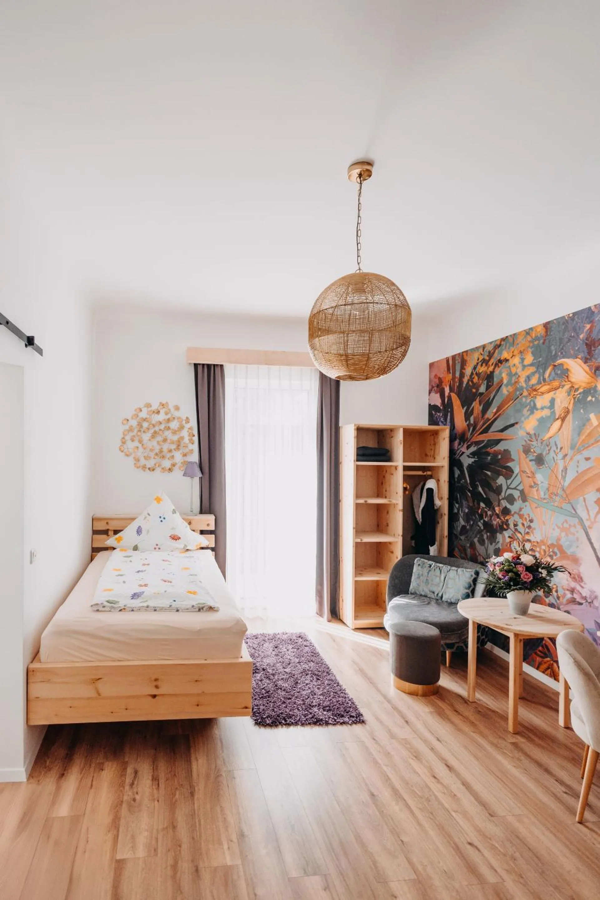 Bedroom, Bed in Aparthotel Arabella Bad Nauheim