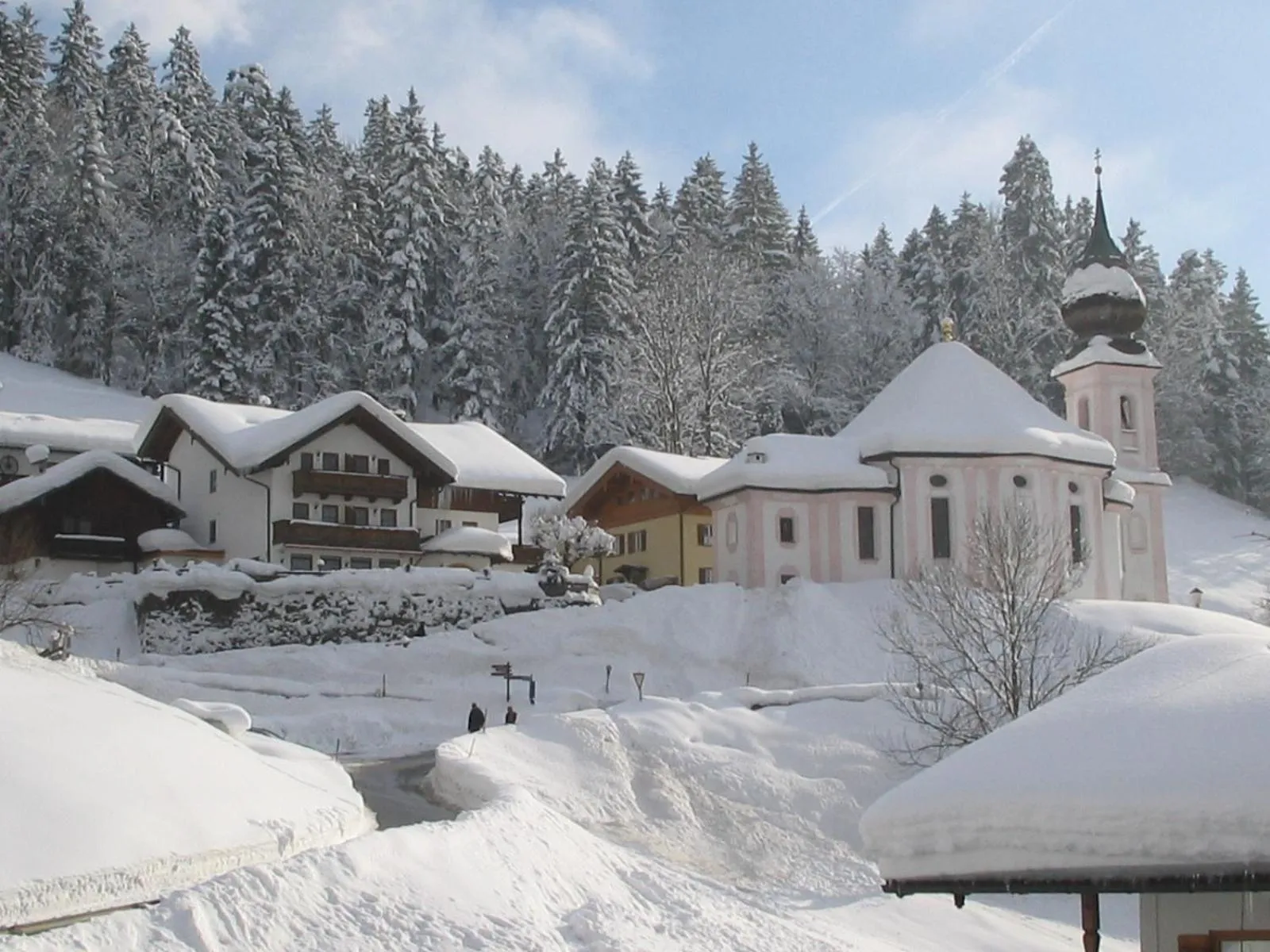 Winter in Gasthof Und Hotel Maria Gern
