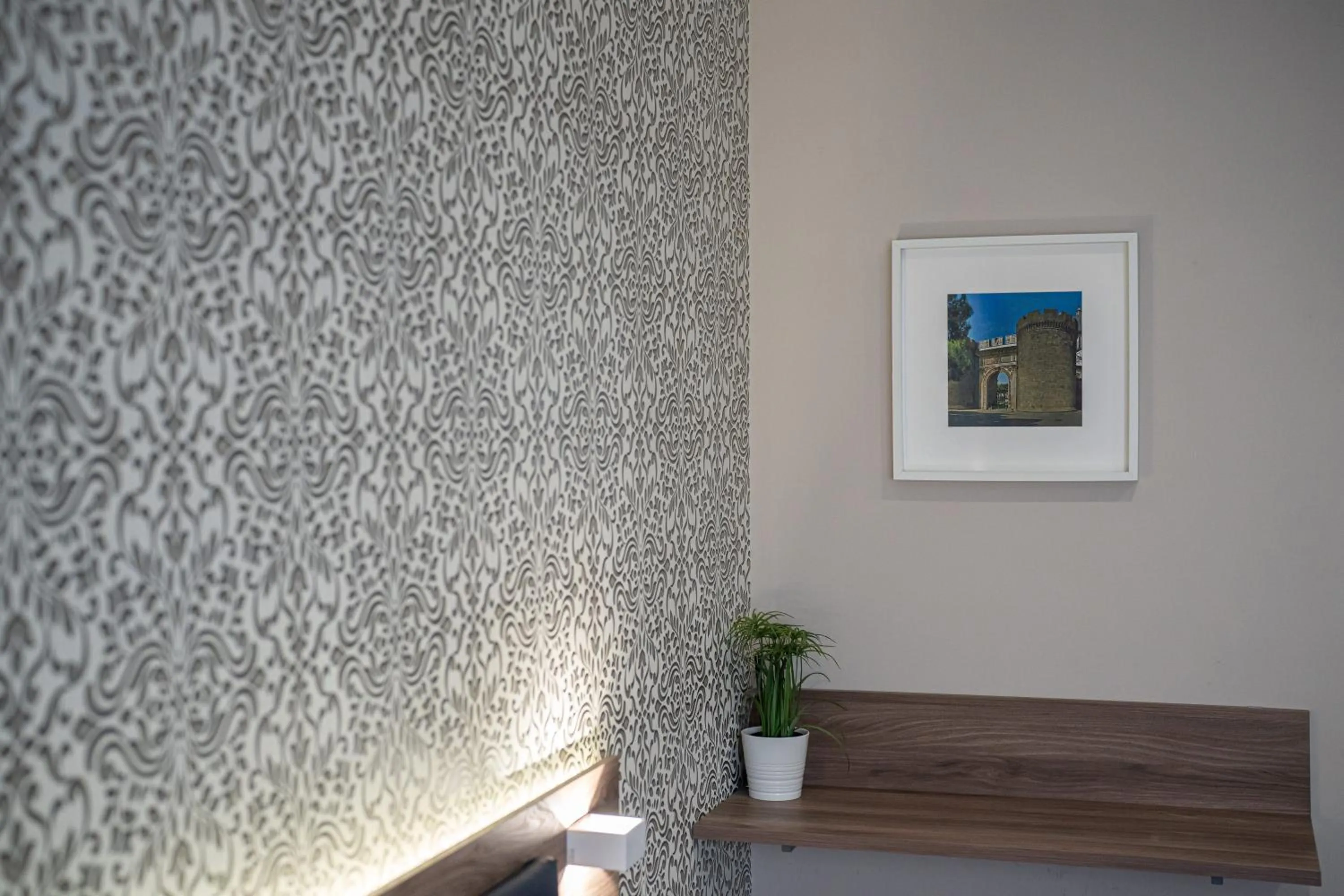 Decorative detail in Famalu apartments