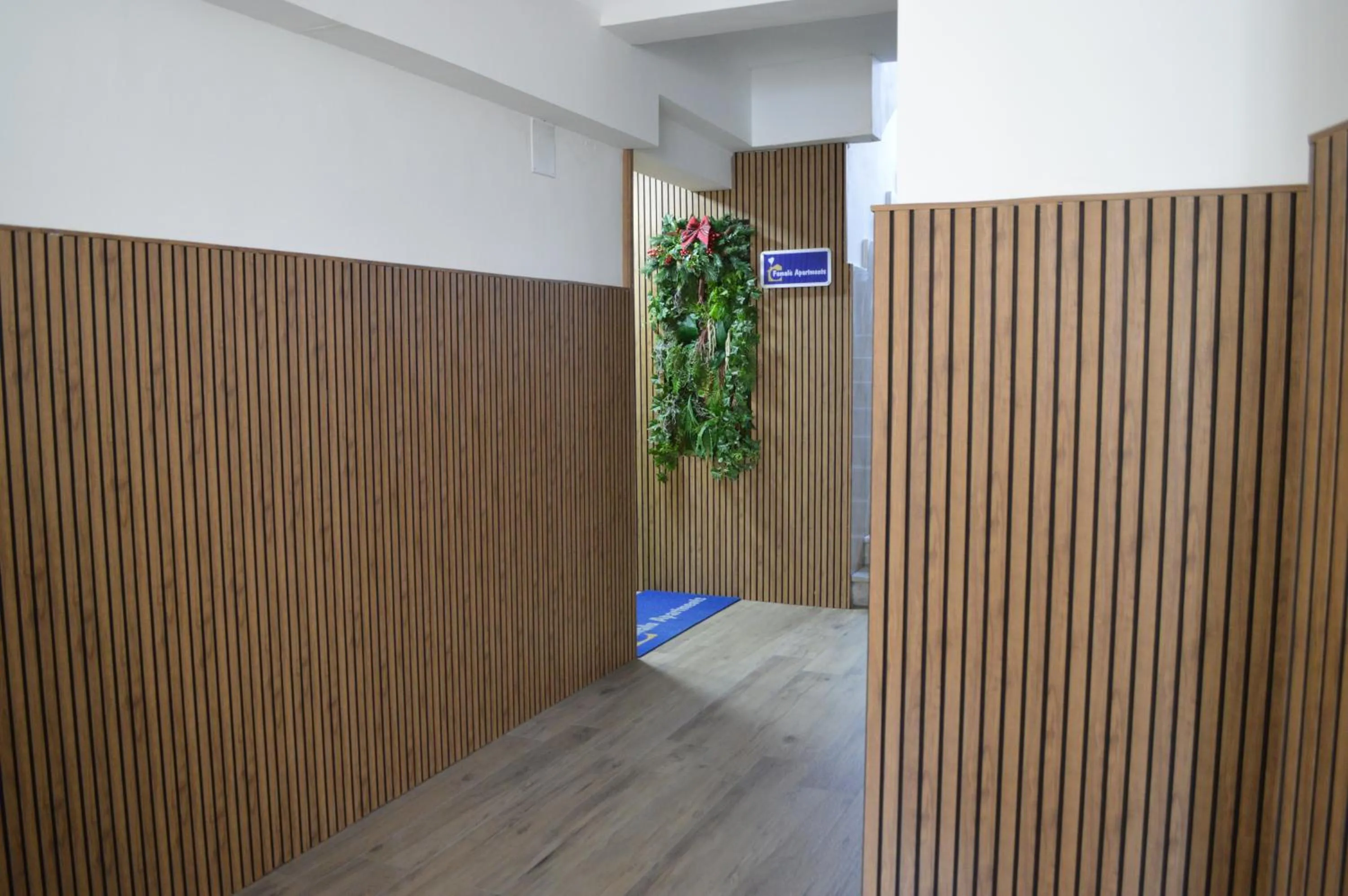 Inner courtyard view in Famalu apartments