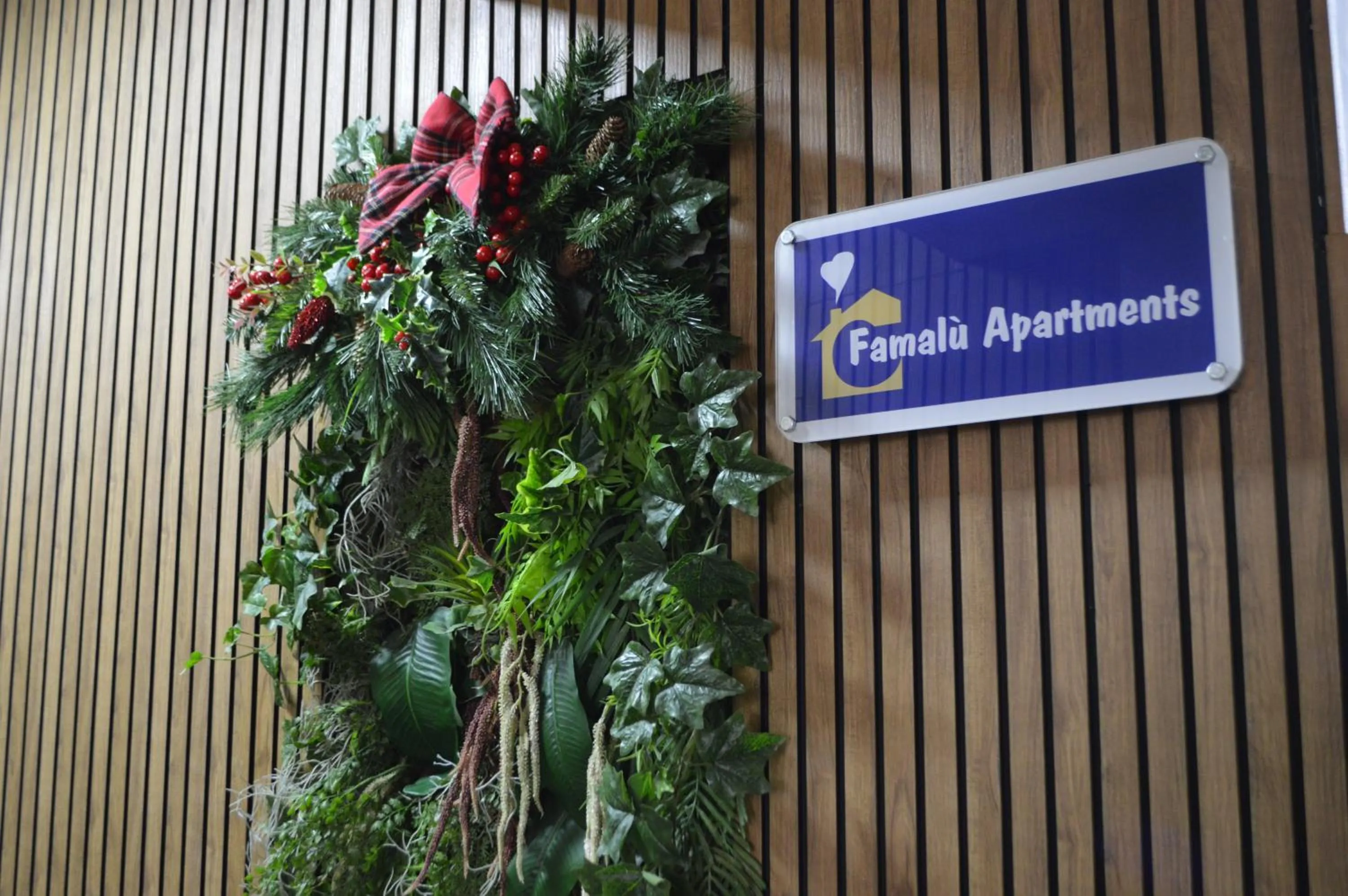 Decorative detail in Famalu apartments