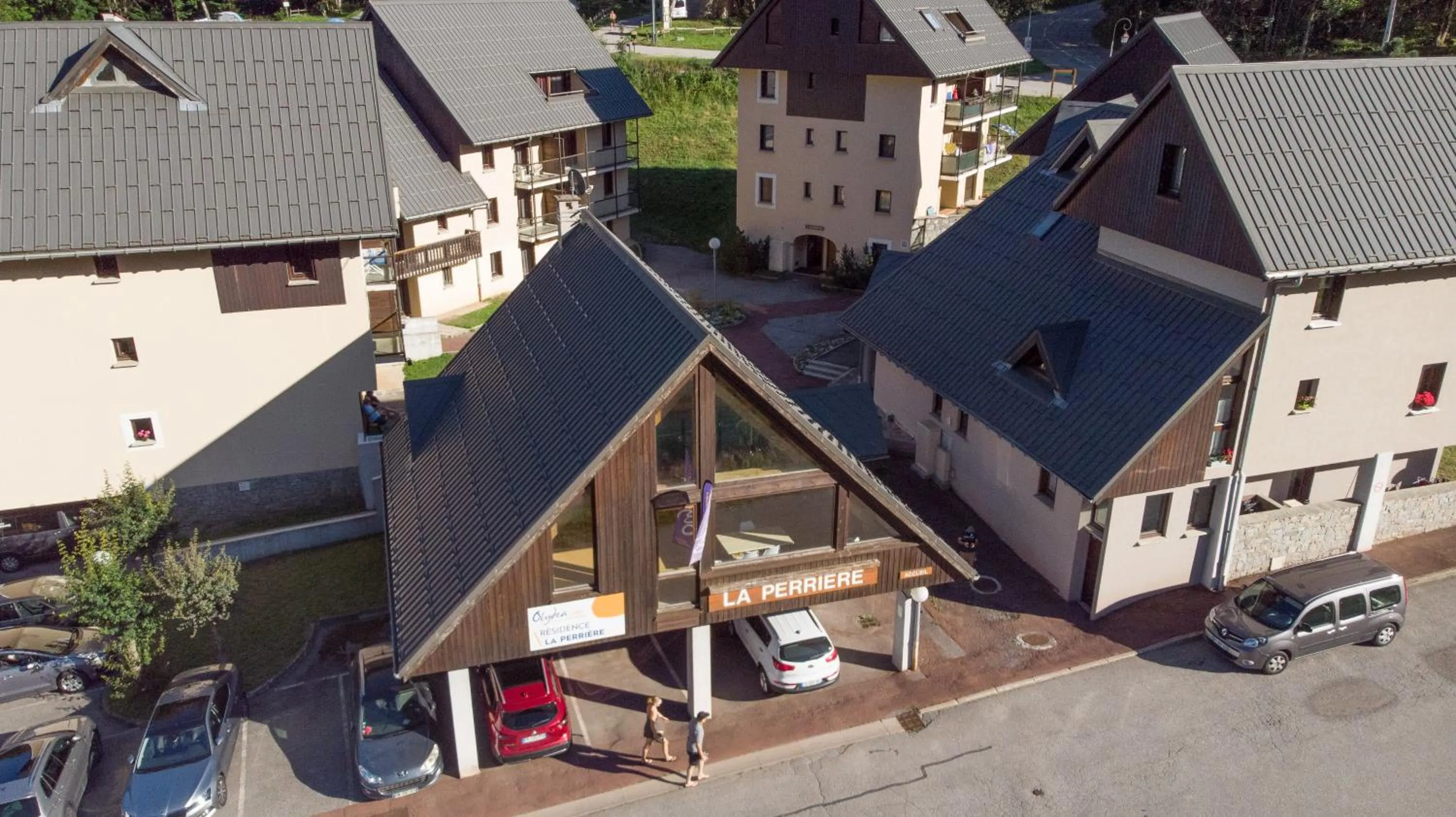 Bird's eye view in Olydea Saint-Colomban-des-Villards