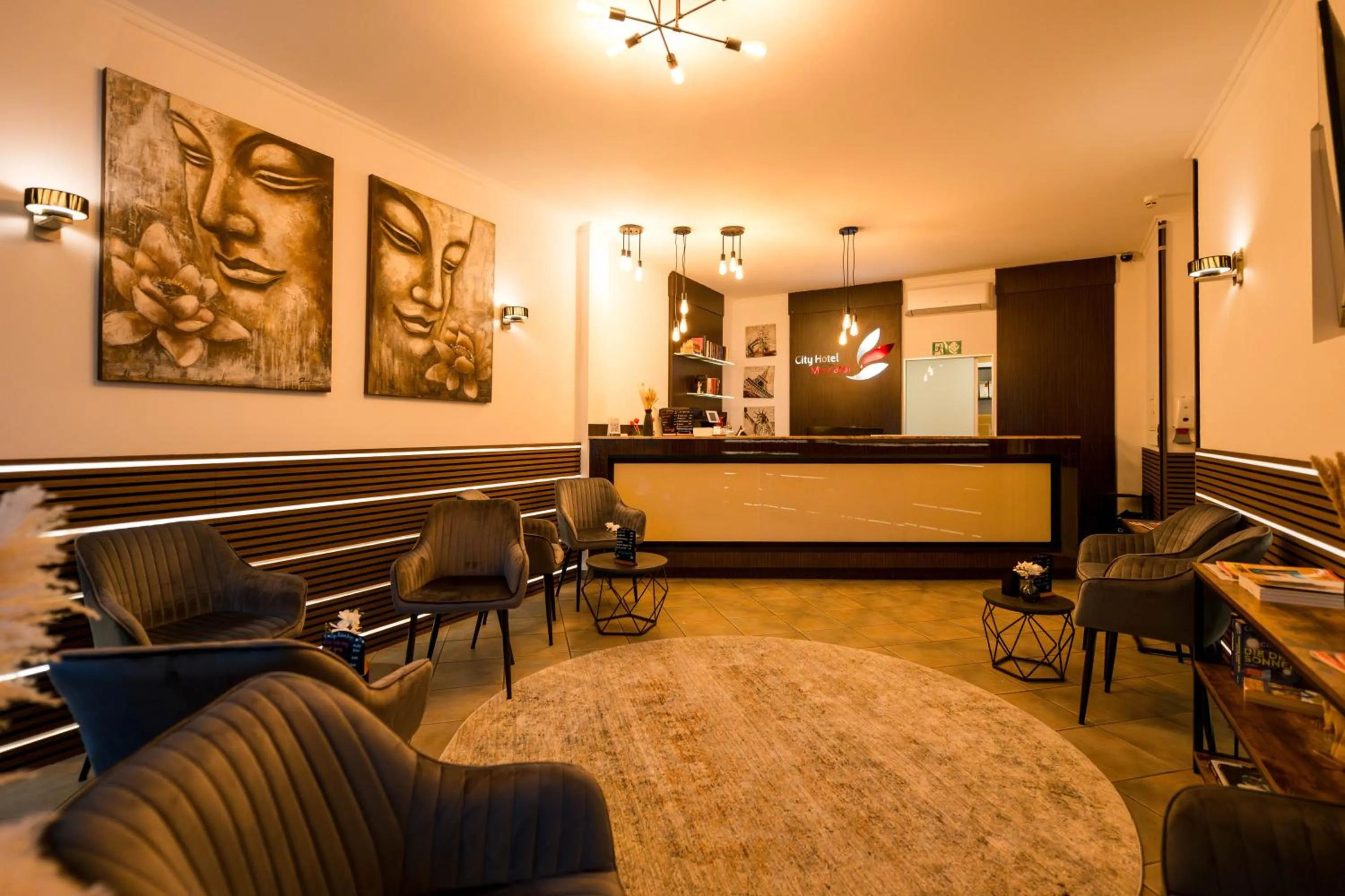 Lobby or reception in City Hotel Mercator
