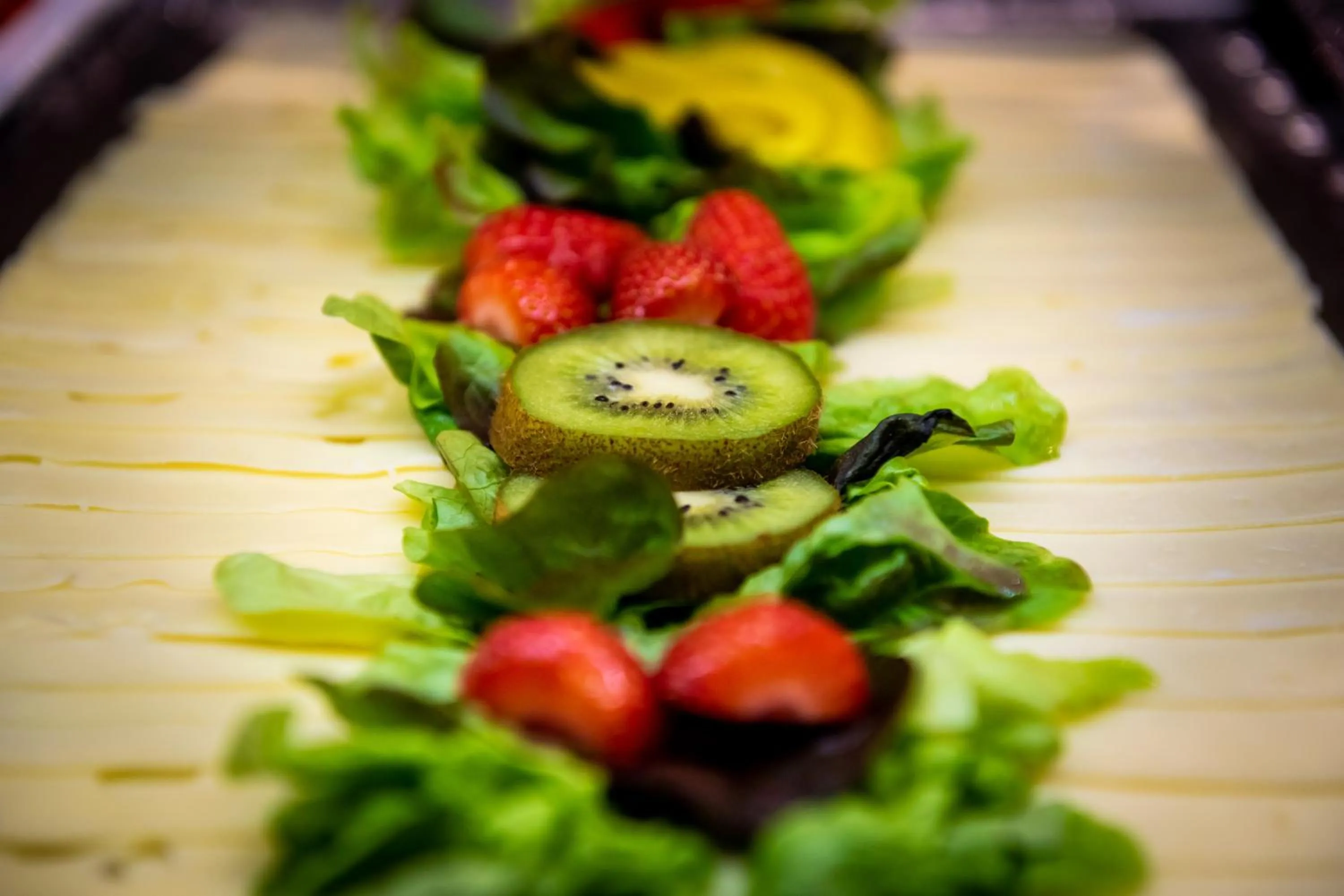 Buffet breakfast in Mauritius Komfort Hotel in der Altstadt