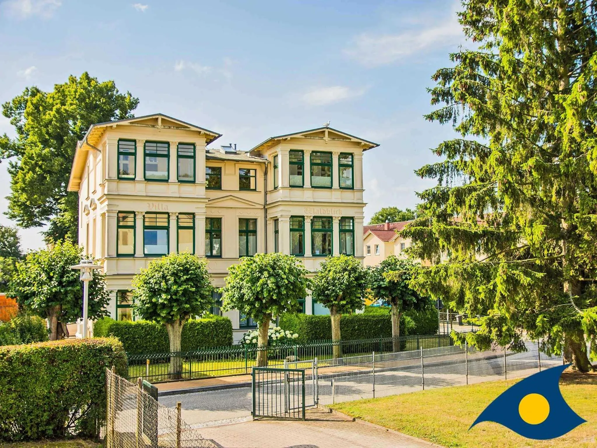 Property building in Villa Waldblick Whg 08