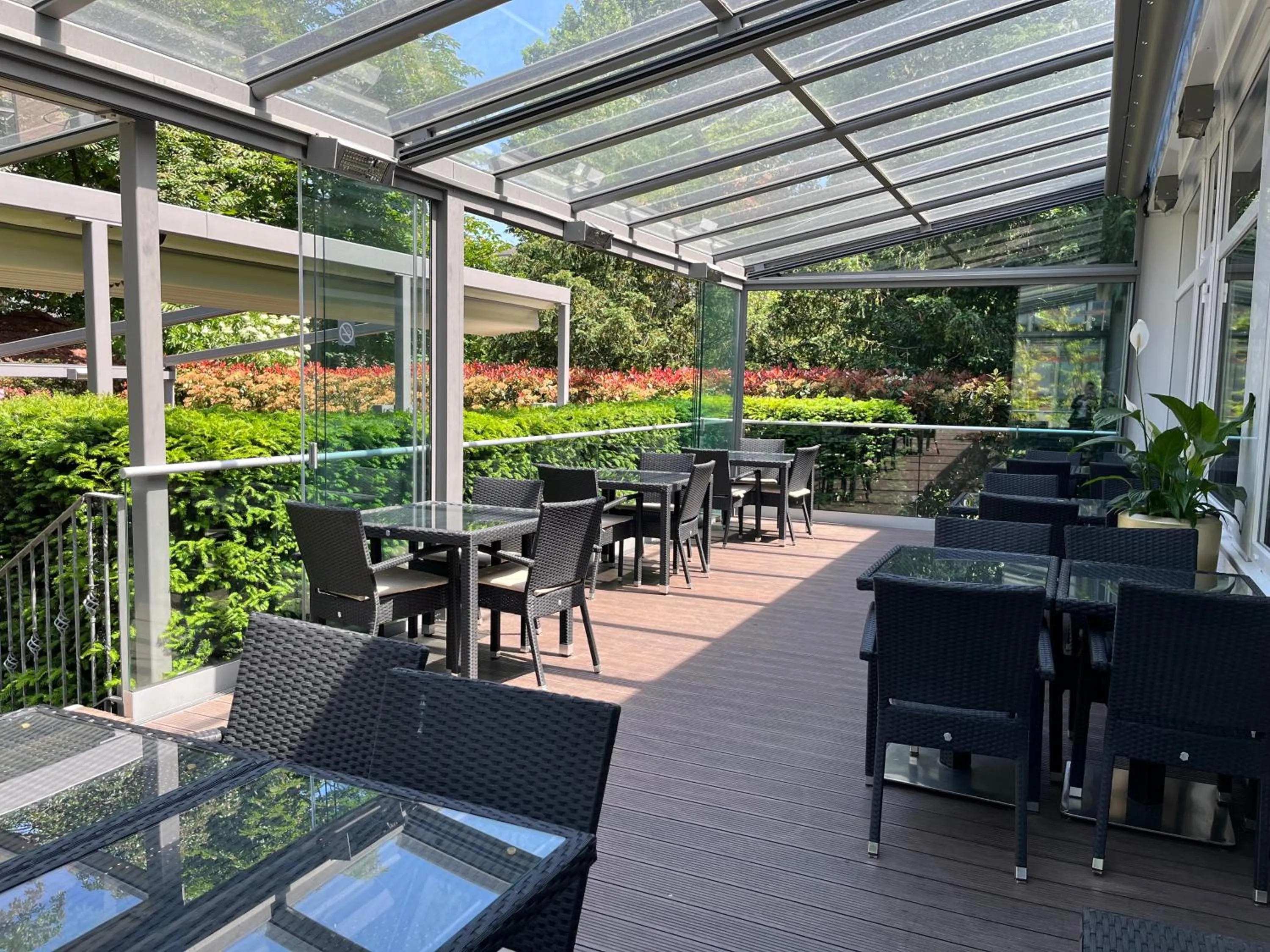 Balcony/Terrace in Villa Westend Hotel an der Messe