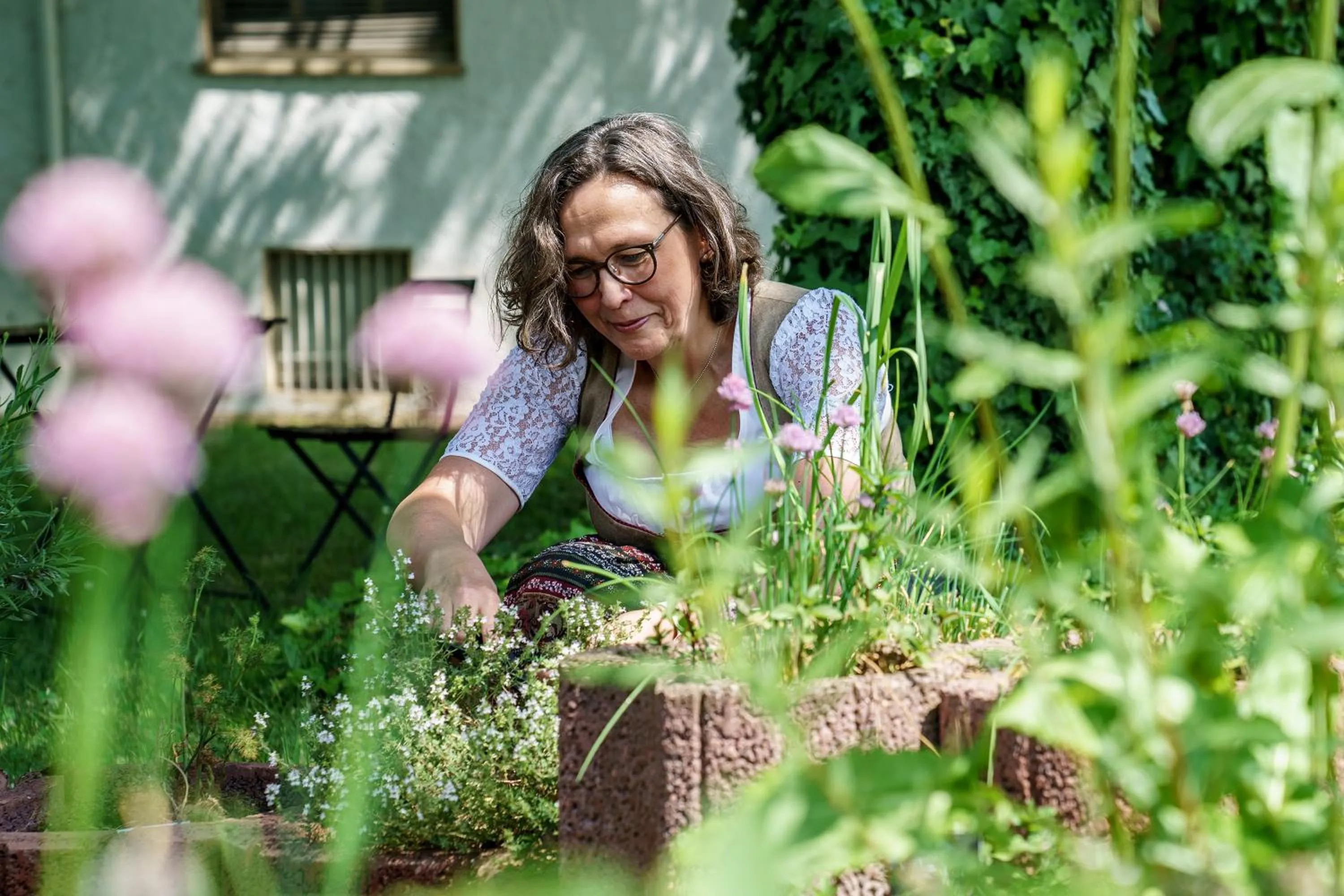 Garden in Akzent Hotel Restaurant Hirsch
