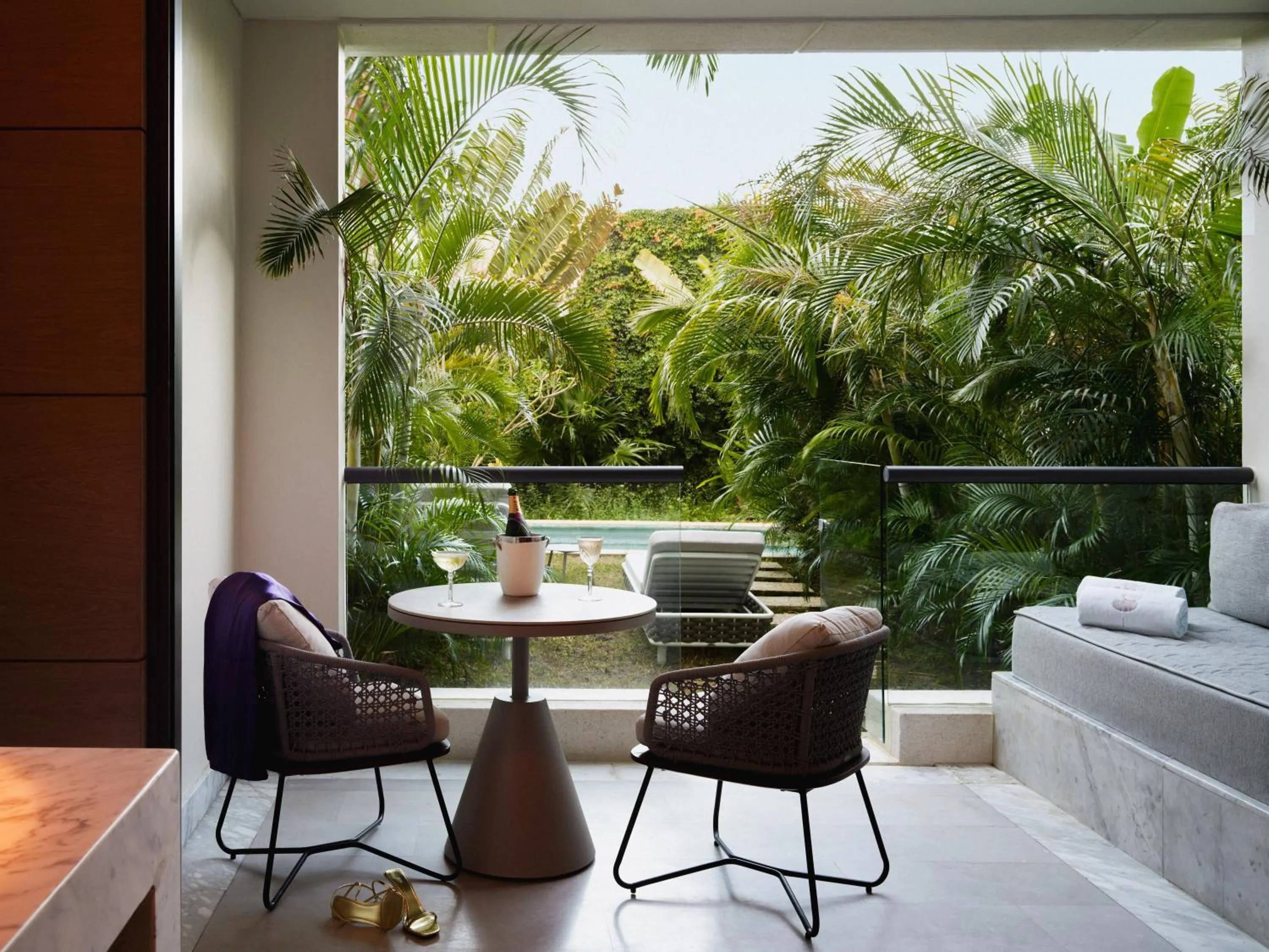 Patio in SLS Playa Mujeres - ALL Inclusive Collection